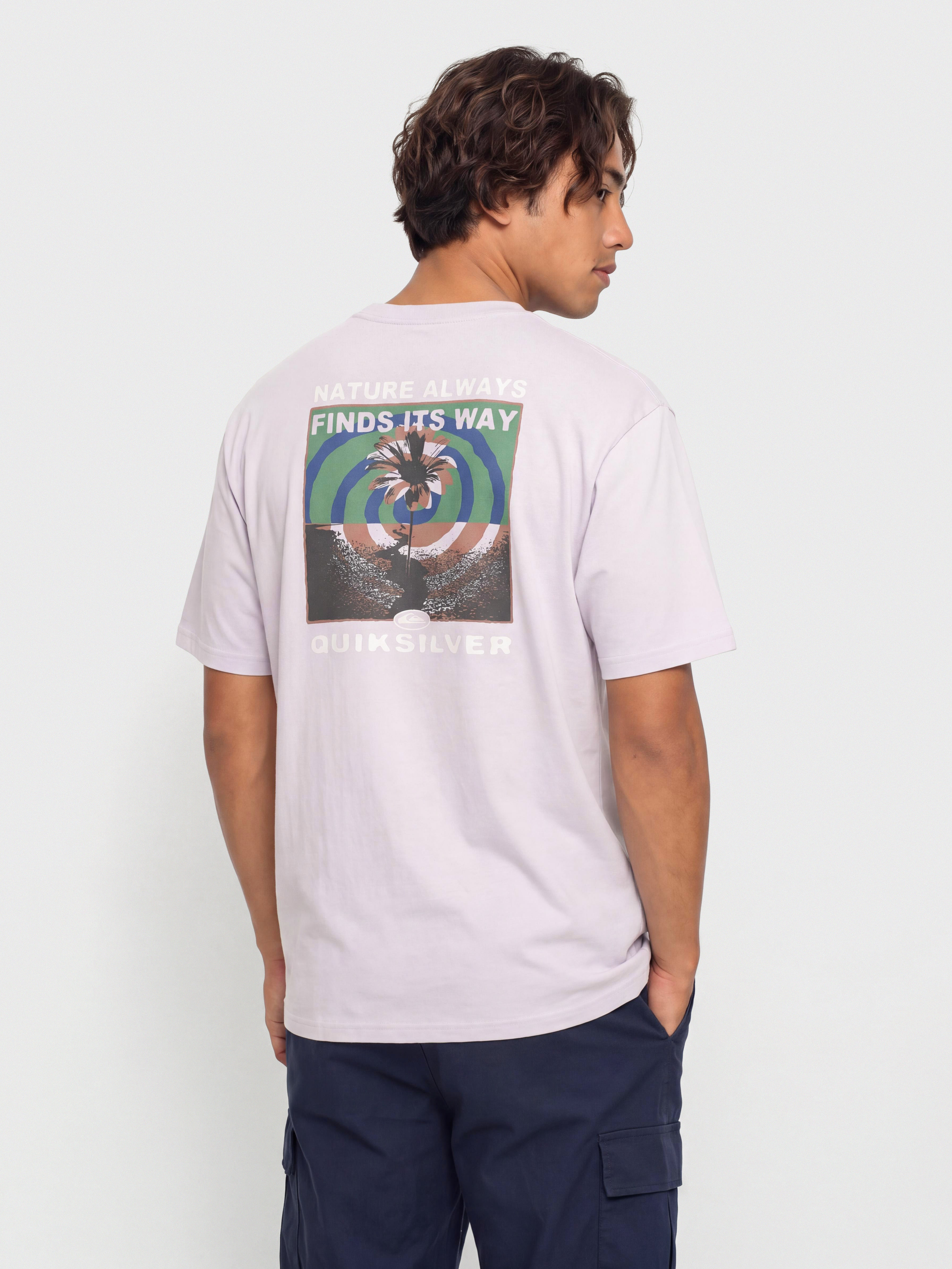 Quiksilver T-Shirt Upside Down (orchid petal)