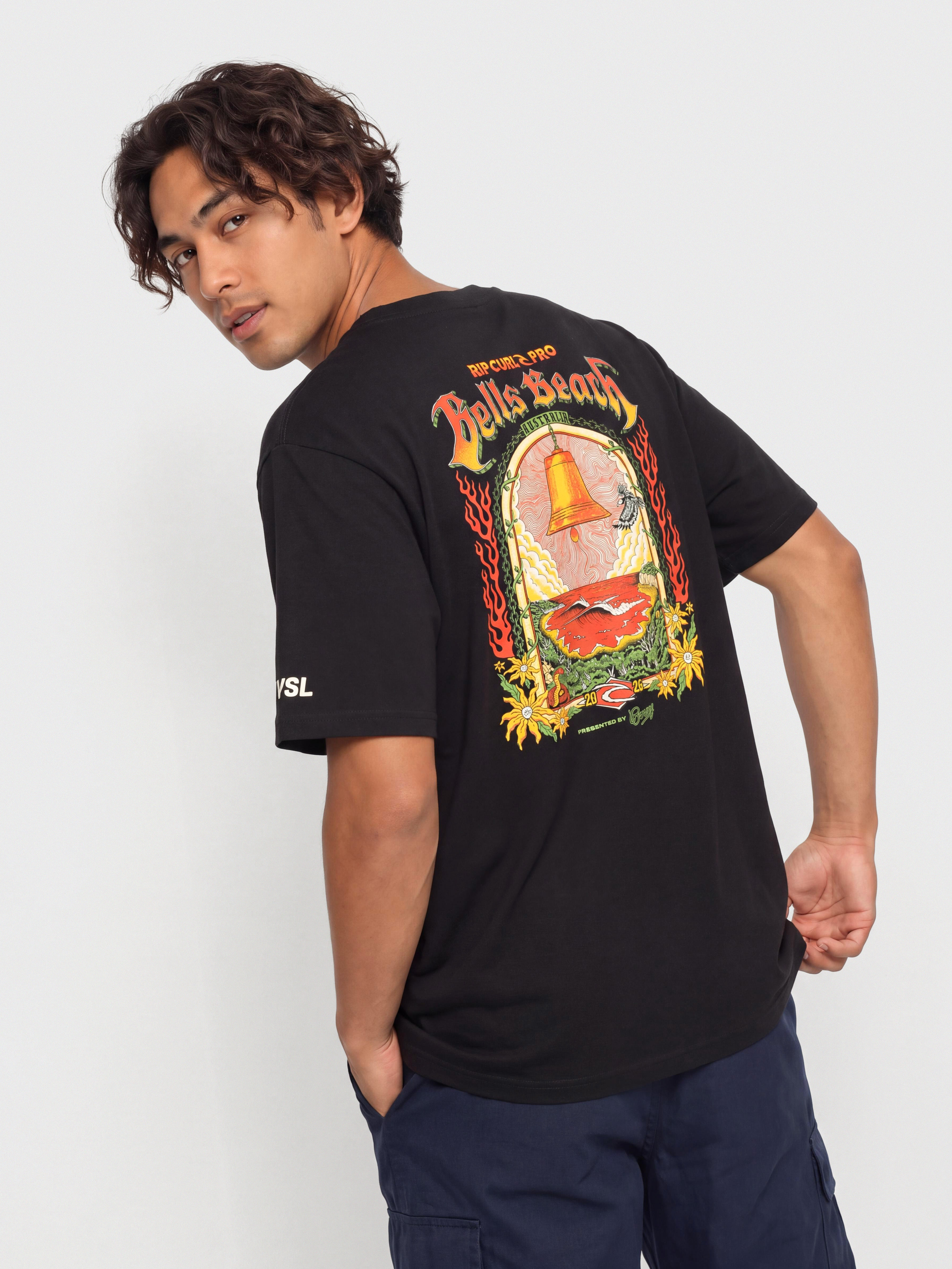 Rip Curl T-Shirt Bells Pro 26 Event (black)