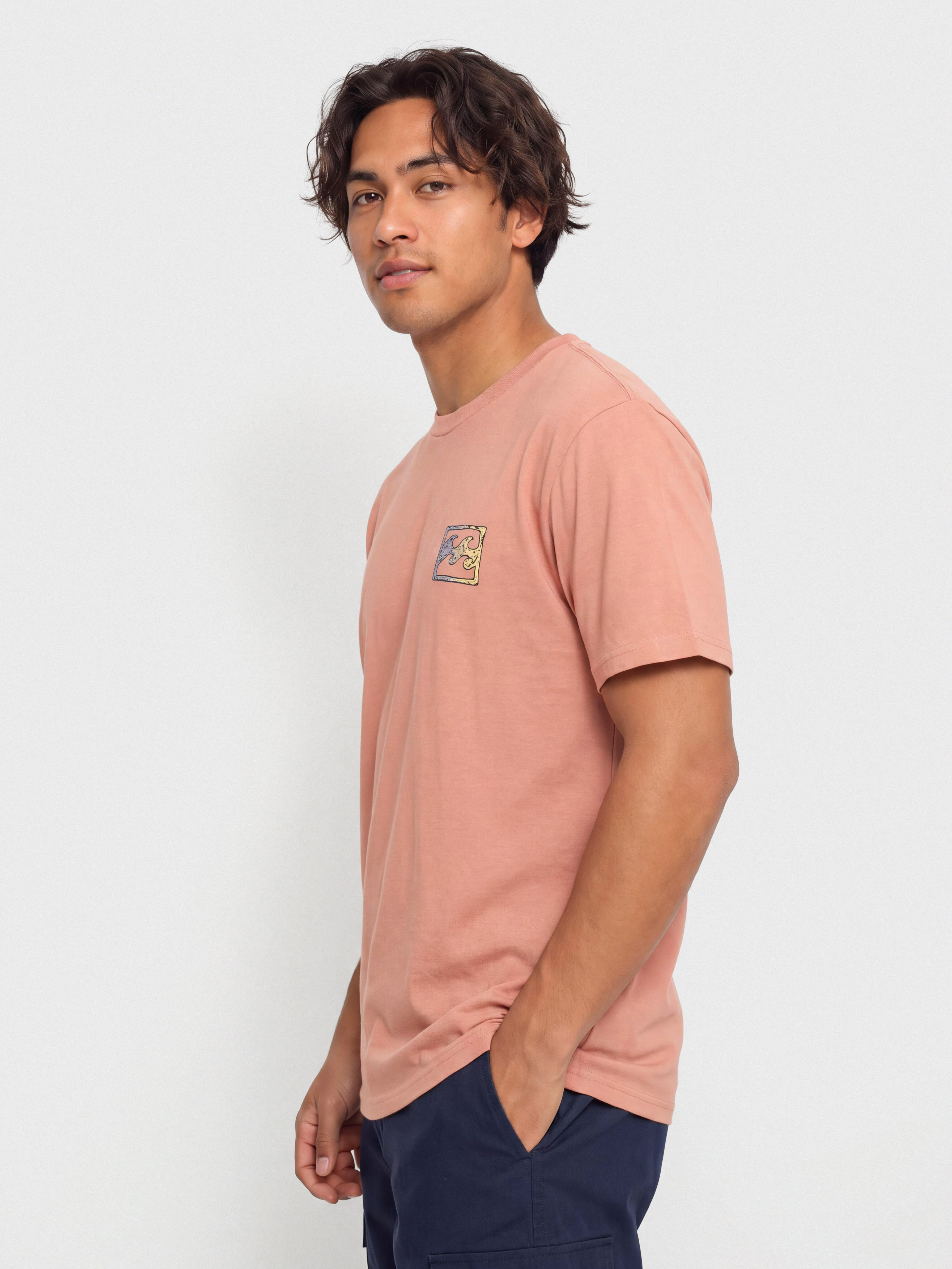 Billabong Crayon Wave T-Shirt (dusty rose)