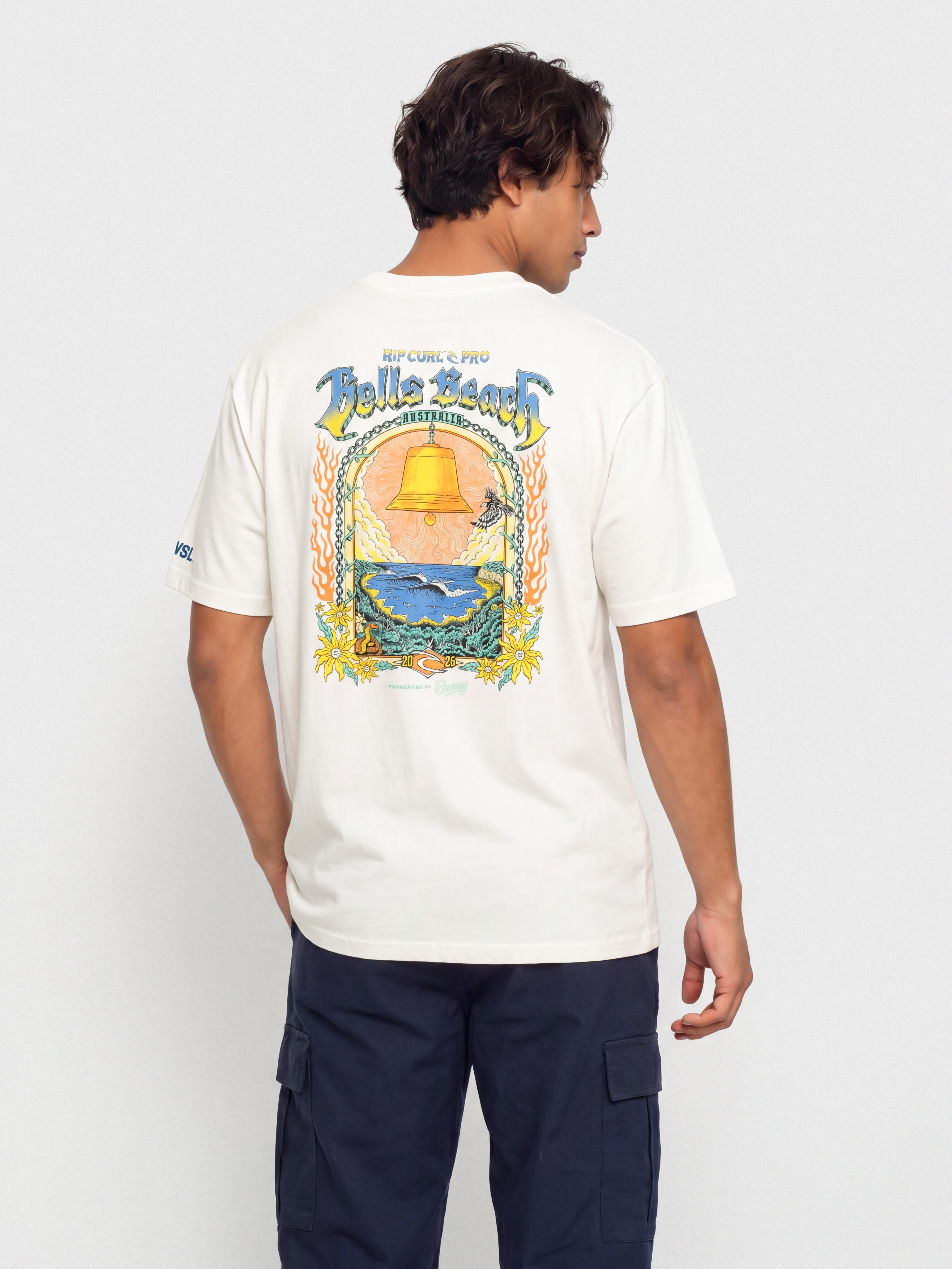 Rip Curl T-Shirt Bells Pro 26 Event (bone)