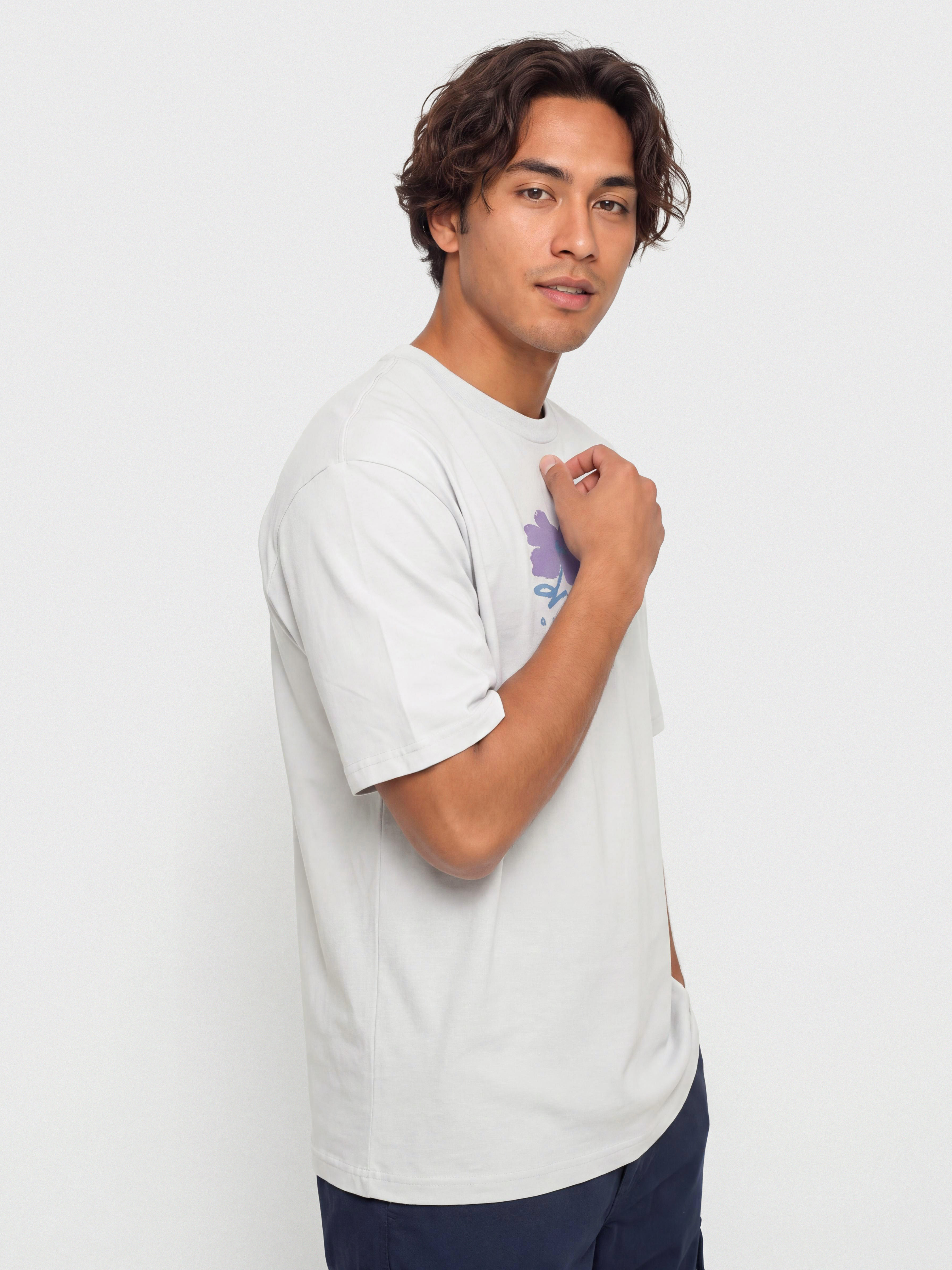 Quiksilver Structured Flower T-Shirt (micro chip)