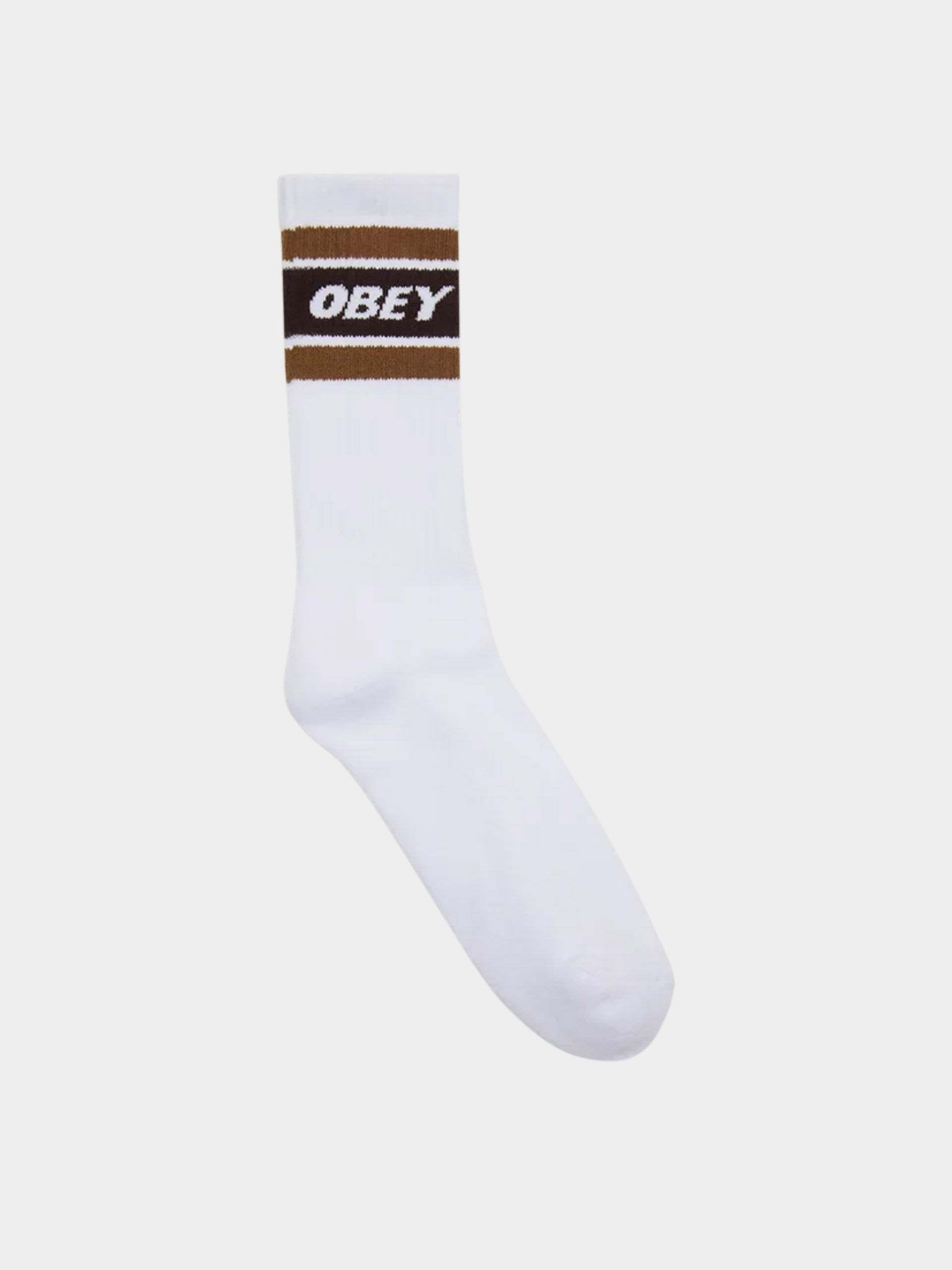 OBEY Socks Cooper II (white/demitasse)