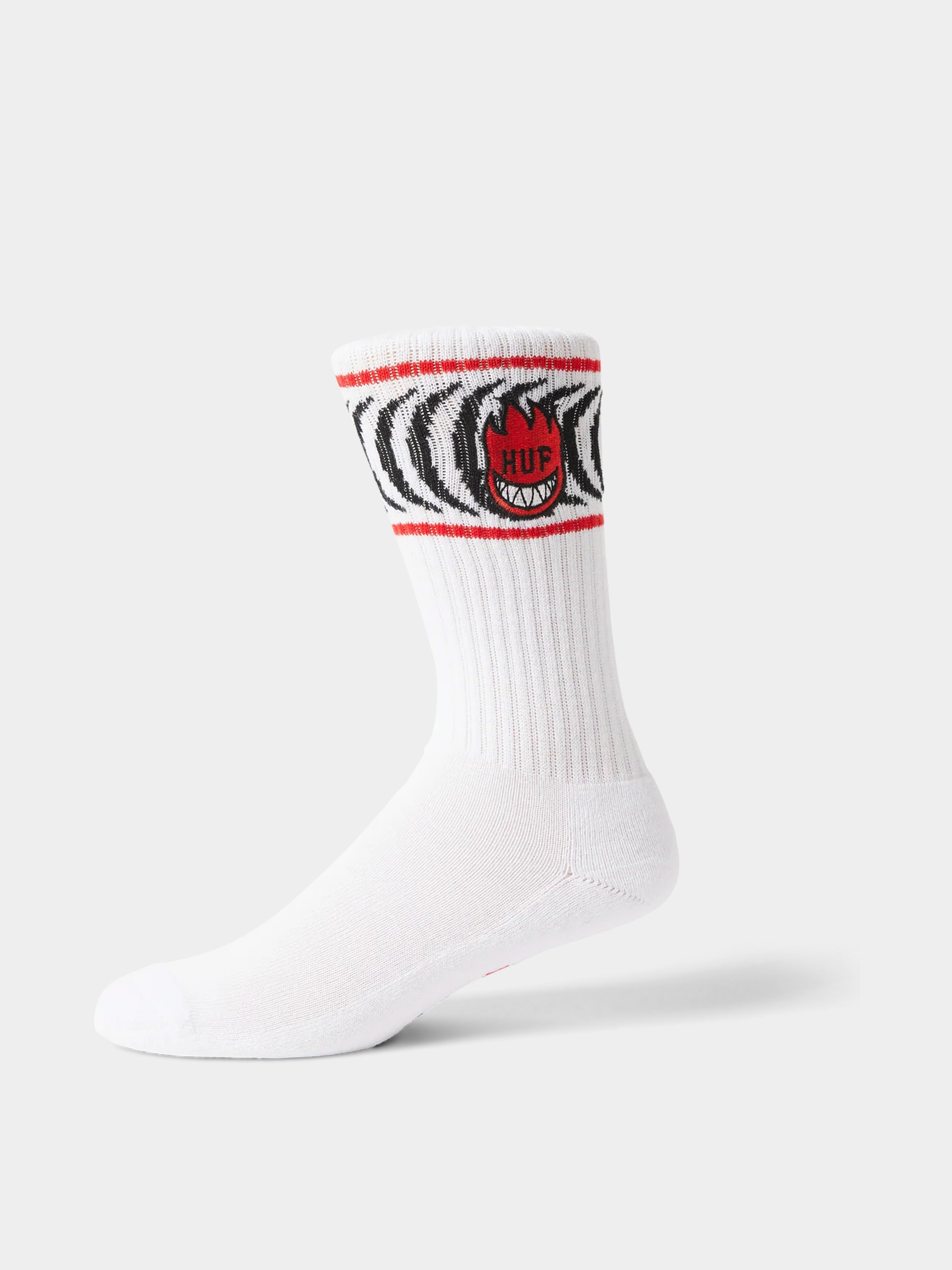 HUF Socks X Spitfire Spiral (white)