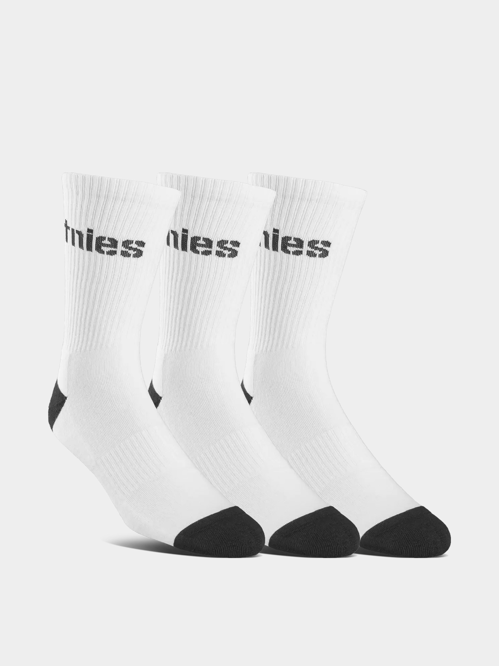 Etnies Socks Wordmark Sock 3 Pack (white)