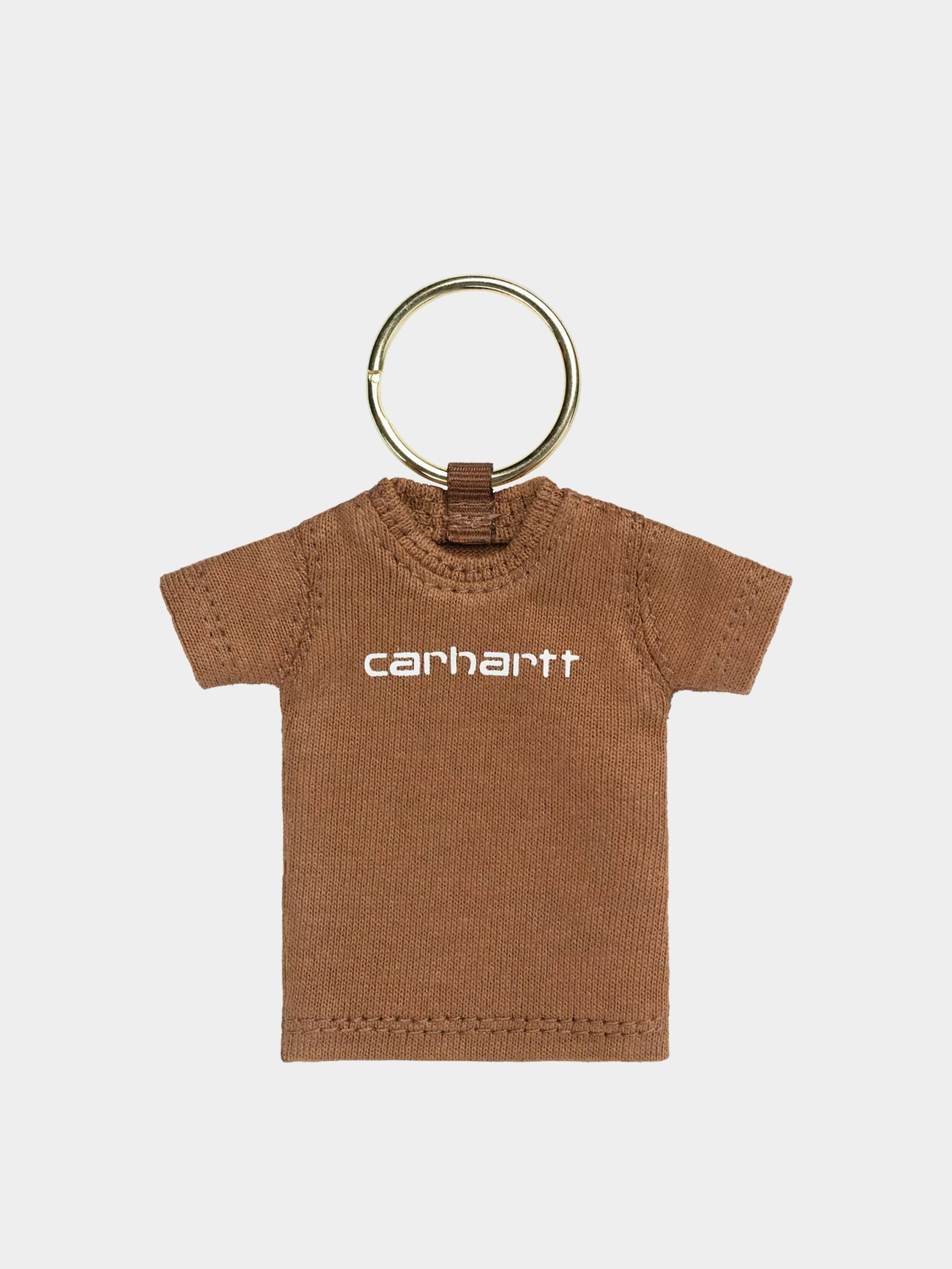 Carhartt WIP Schlüsselanhänger Mini Script Keychain (hamilton brown)