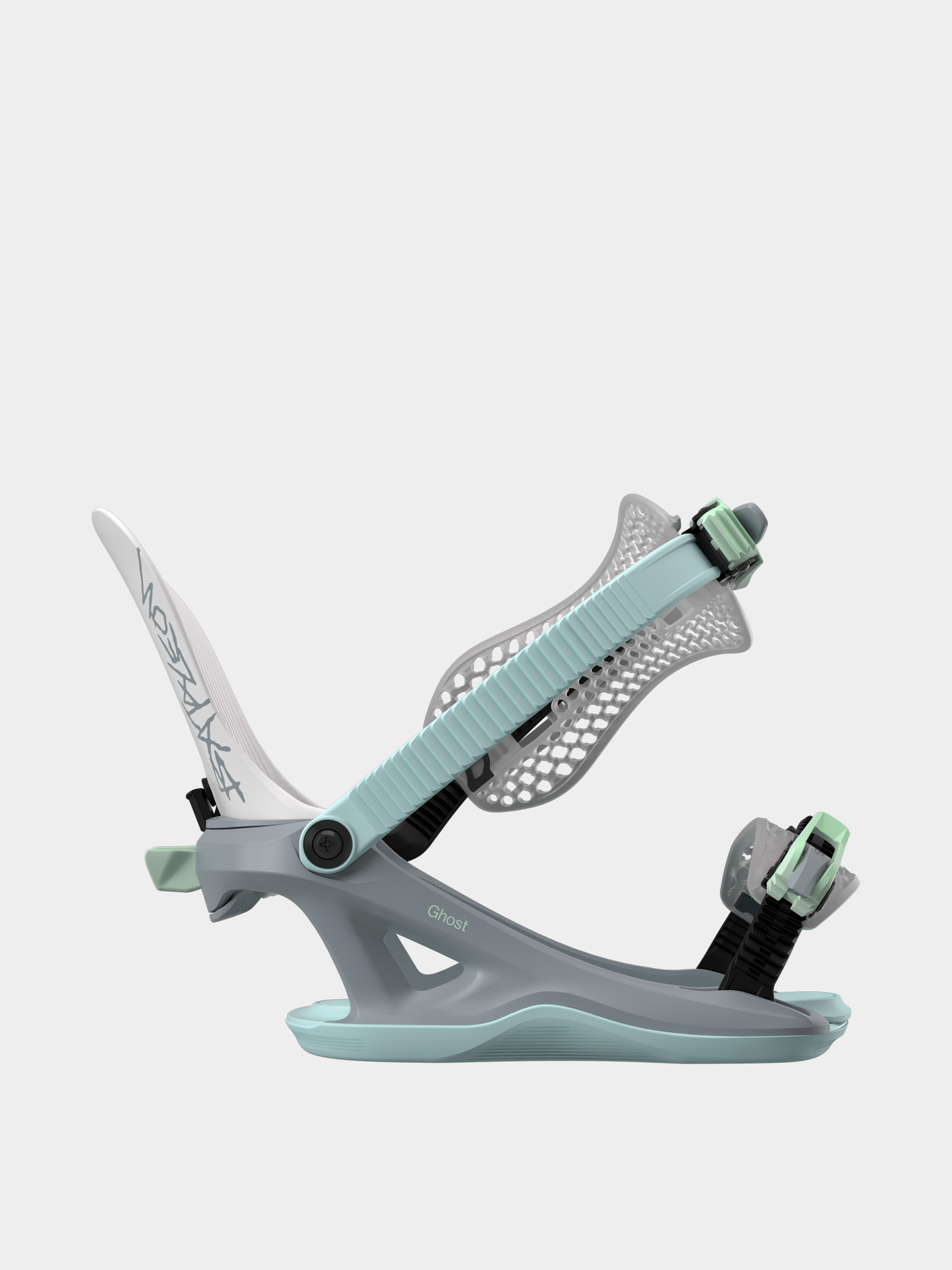 Womens Bataleon Snowboard bindings Ghost Fase (gray pistachio)