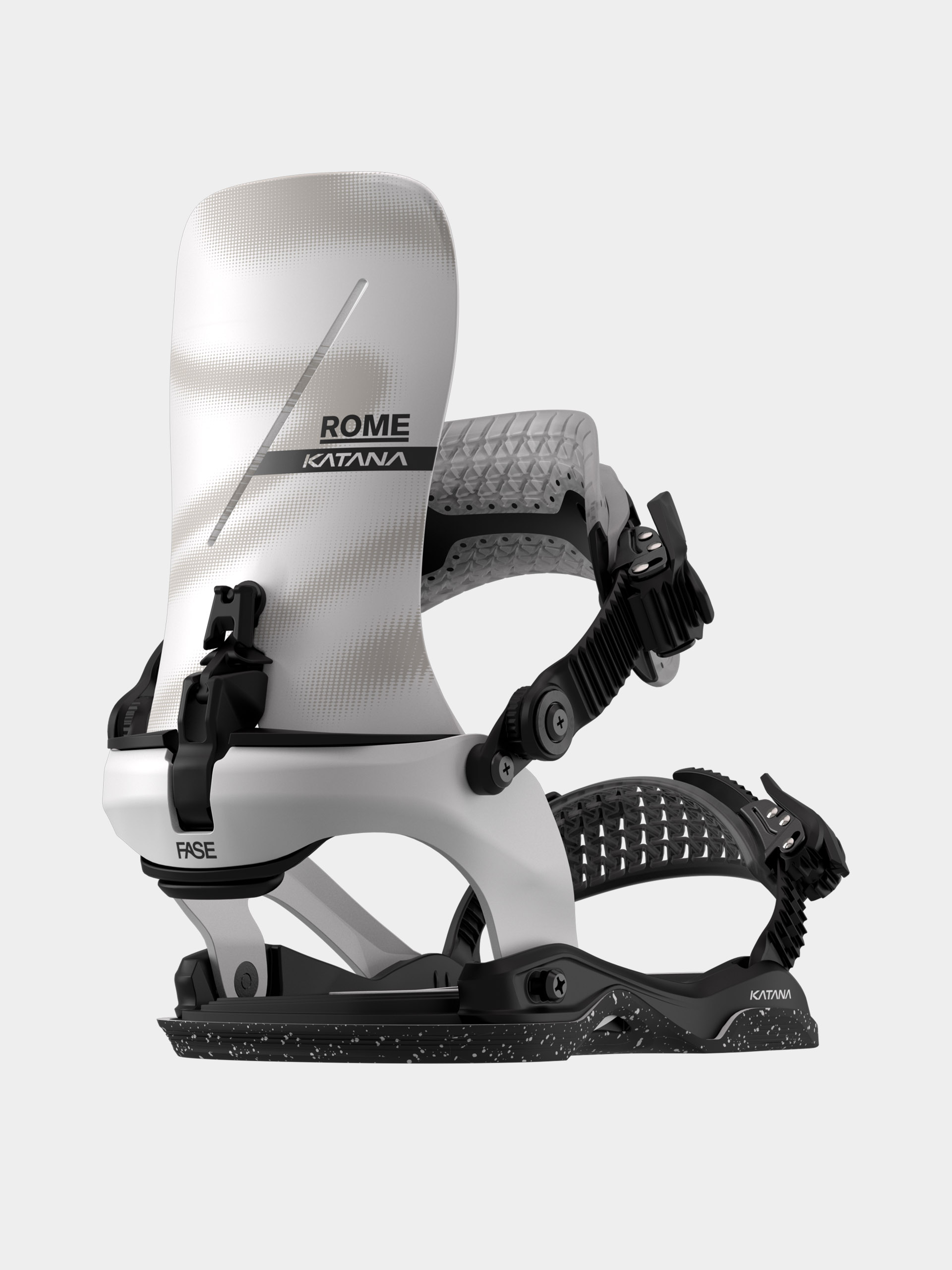 Mens Rome Snowboard bindings Katana Aw Fase (white)