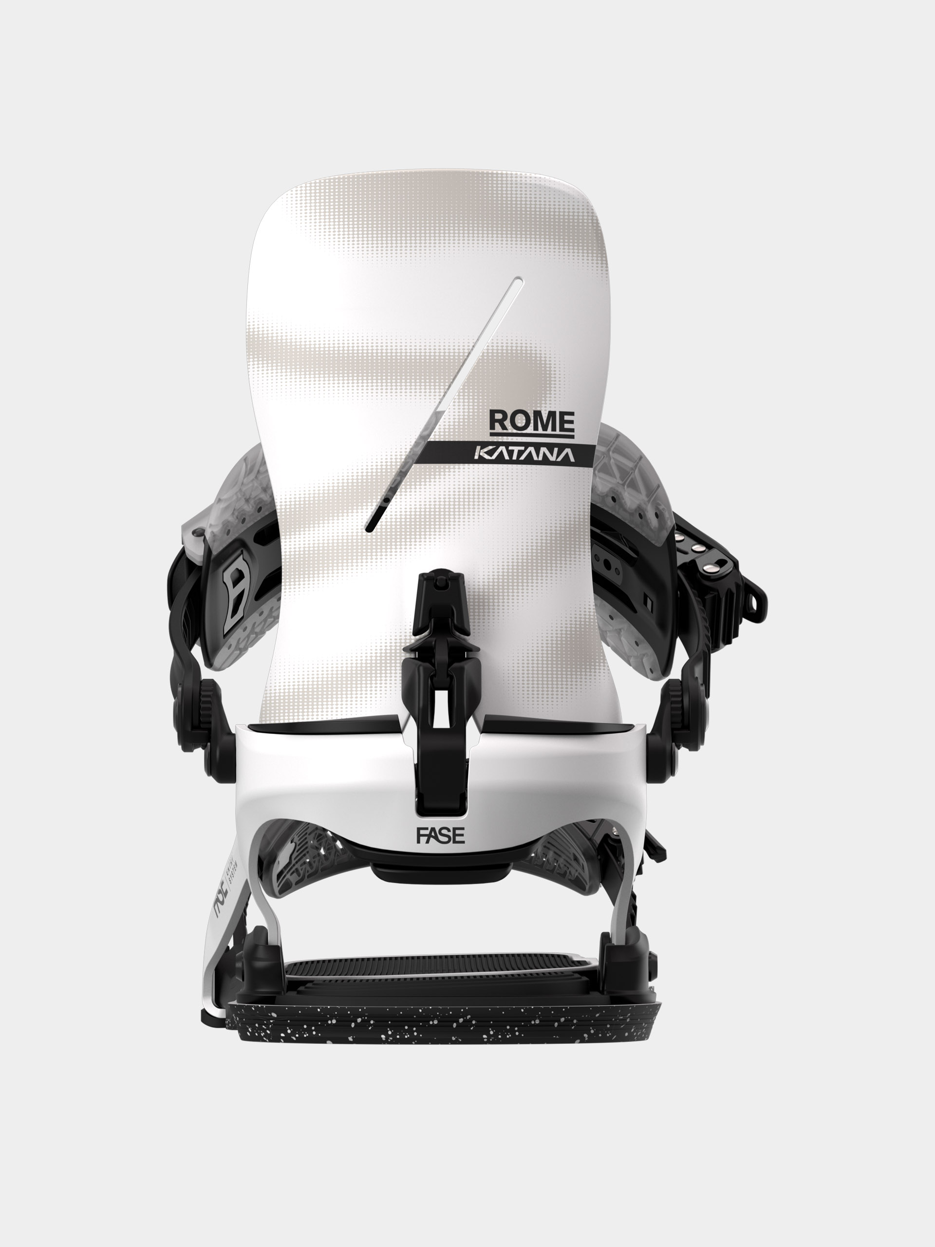 Mens Rome Snowboard bindings Katana Aw Fase (white)