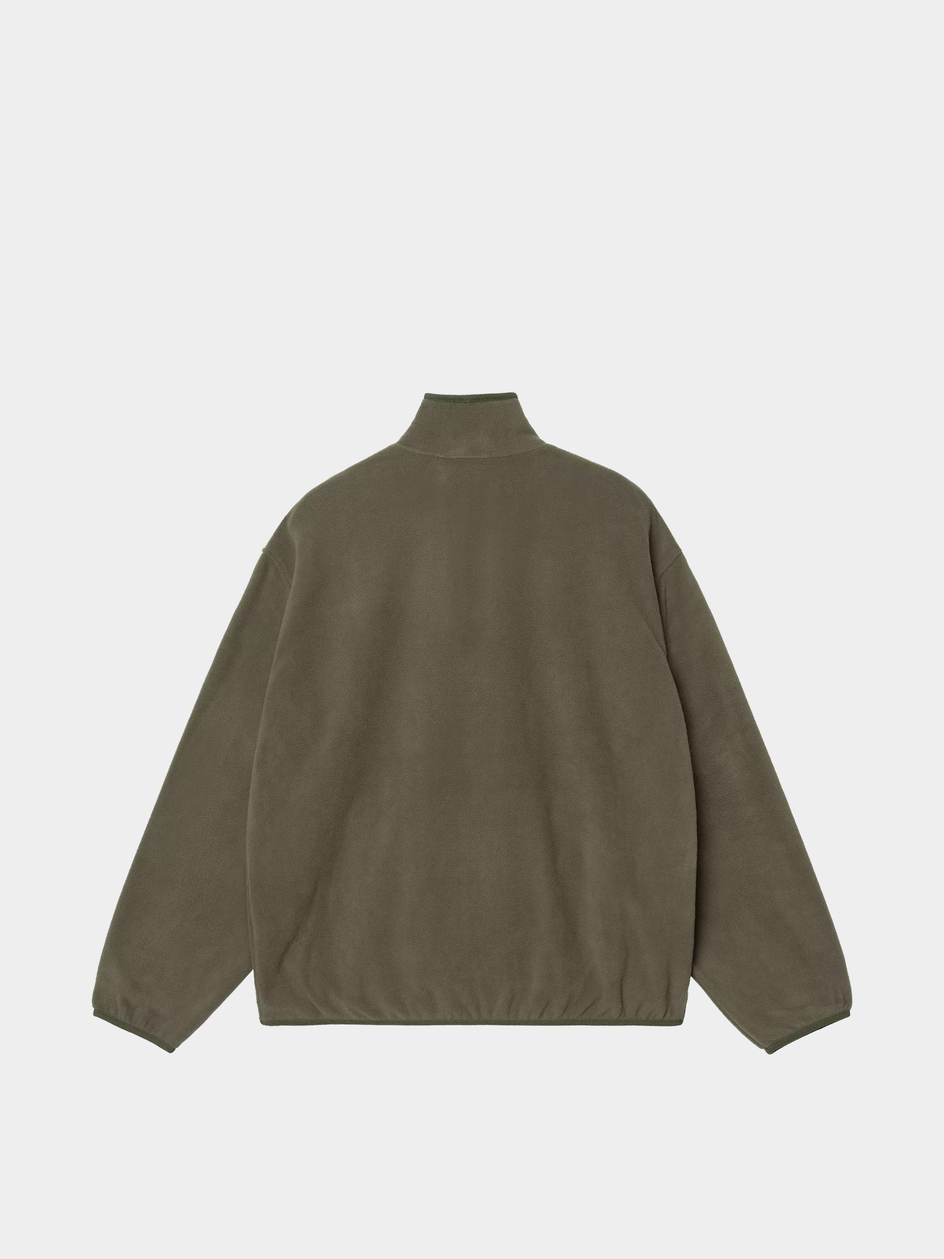 Mens Carhartt WIP Fleece  Edmore Half Zip (cypress/black)