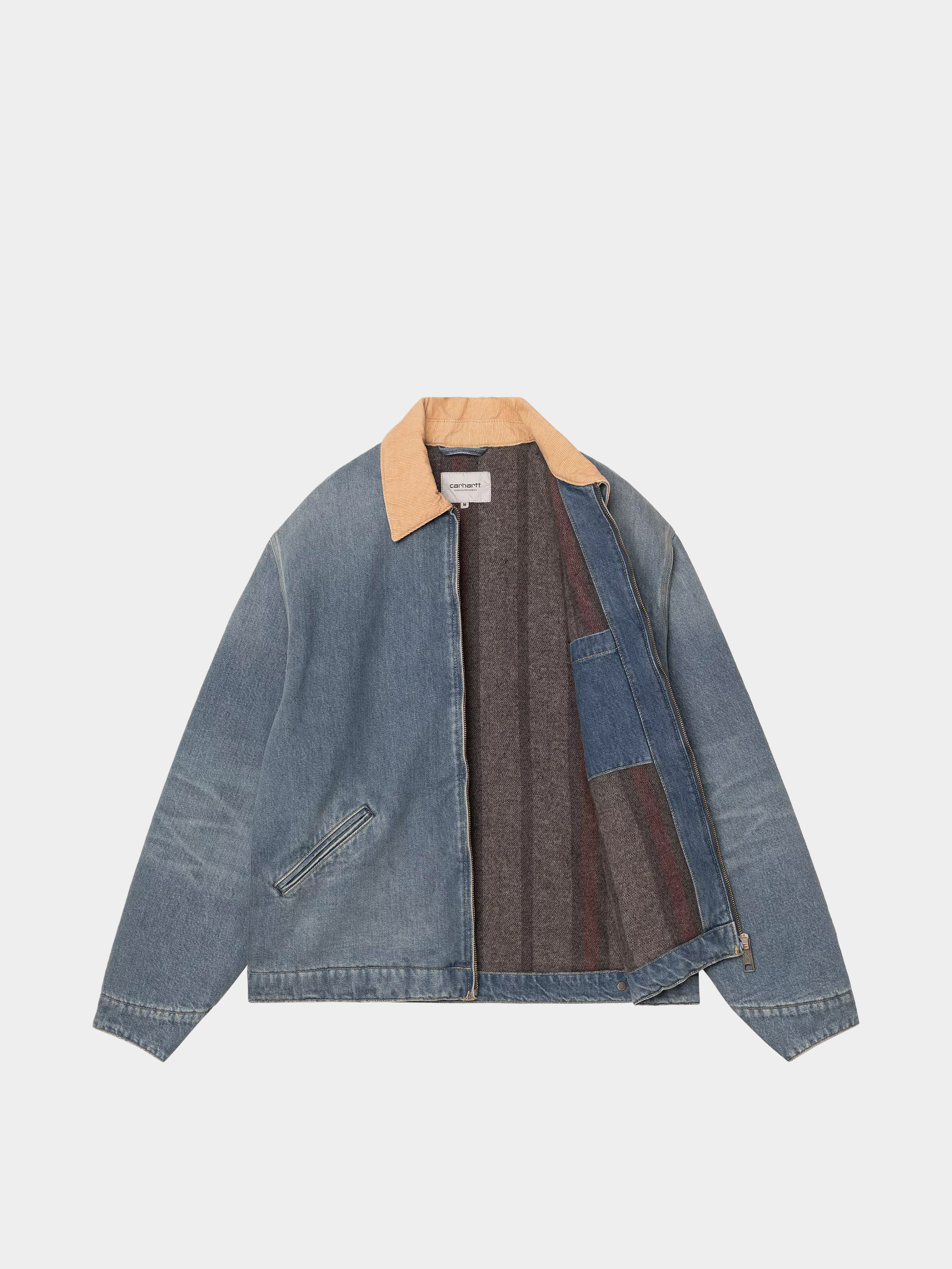 Carhartt WIP Jacket OG Detroit (blue/dusty h brown/old used wash)