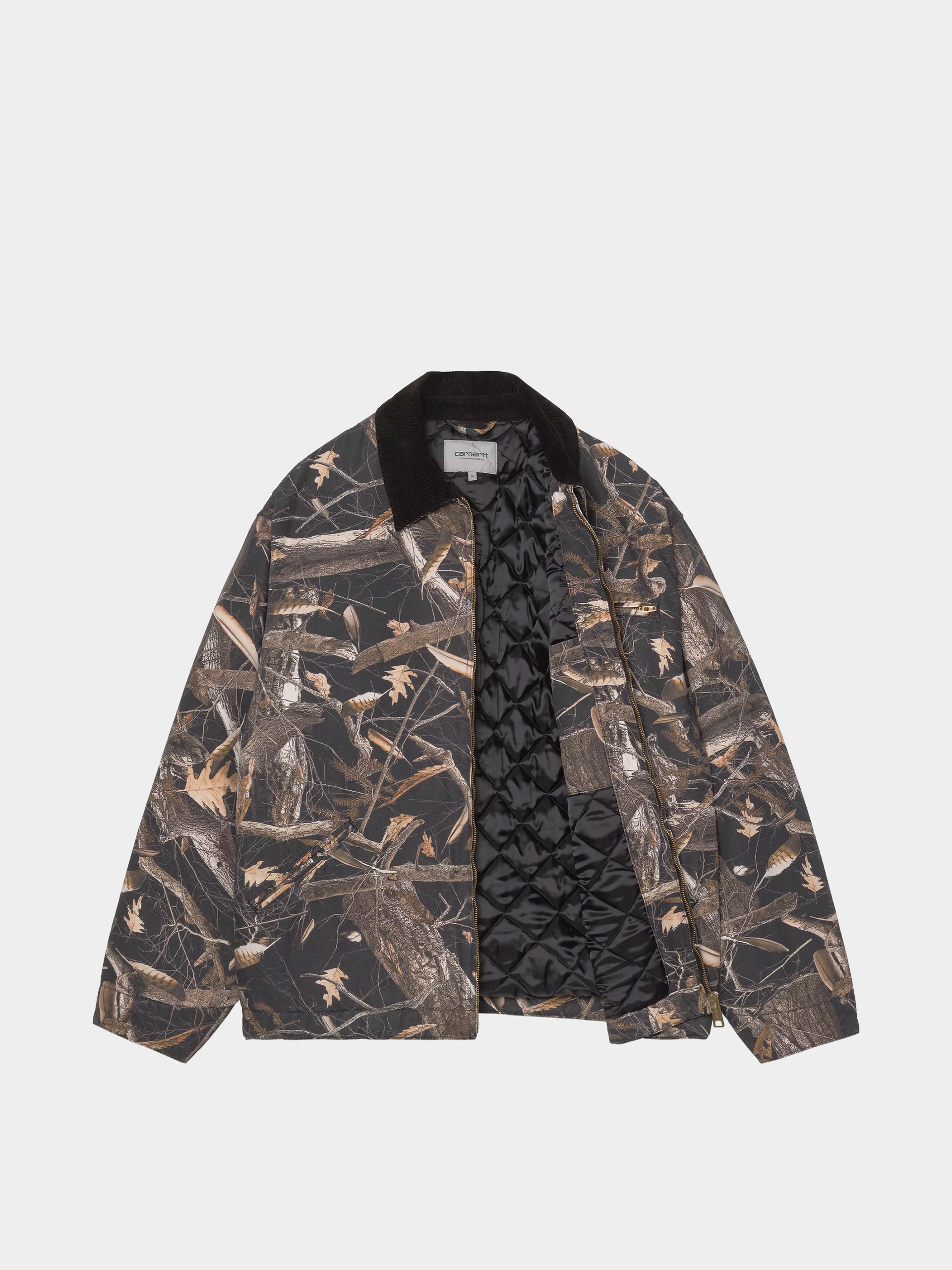 Carhartt WIP Jacke OG Detroit (camo feather tree black/black/heavy stone wash)