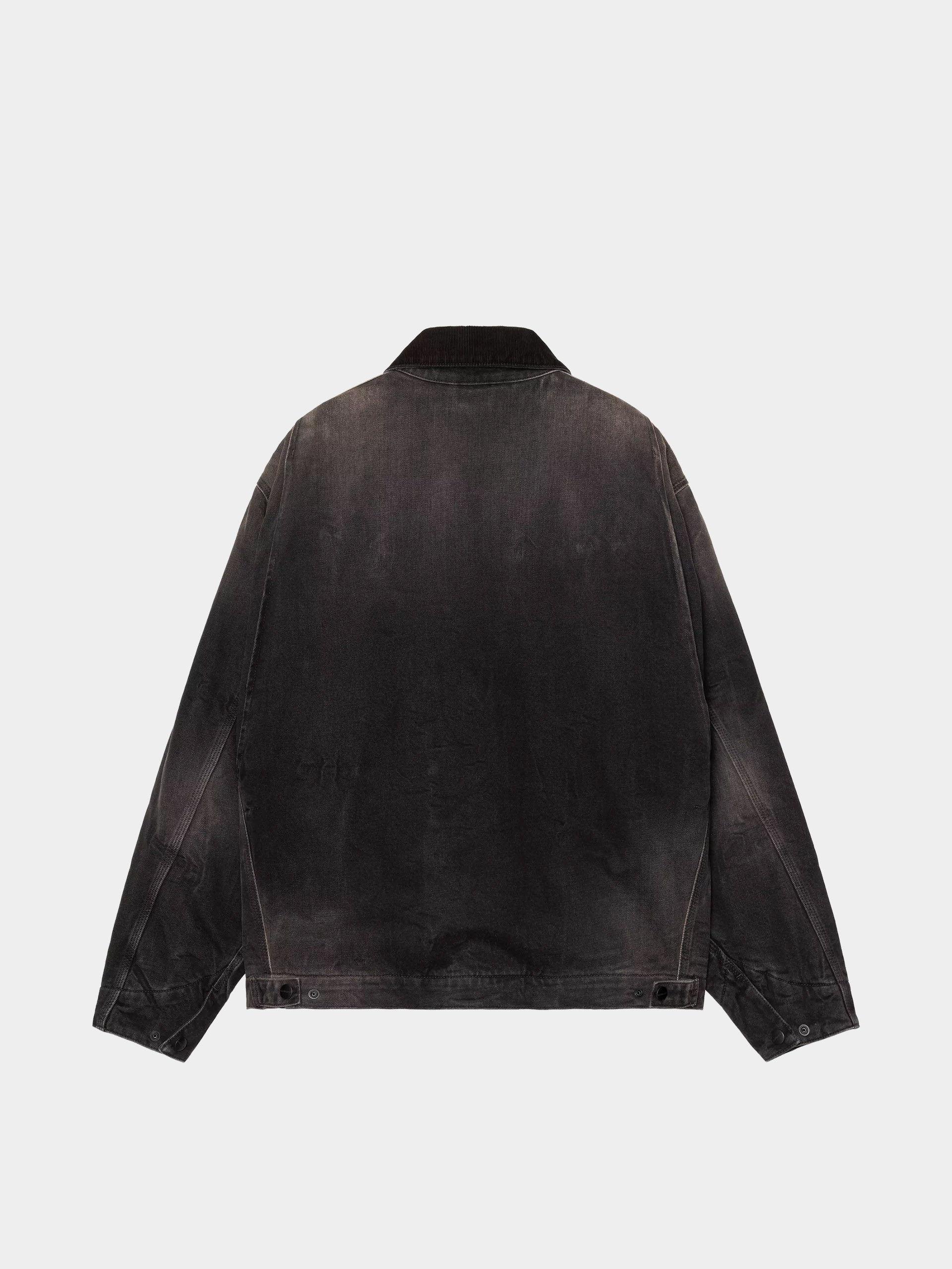 Carhartt WIP Jacke OG Detroit (black/black/tobacco used wash)