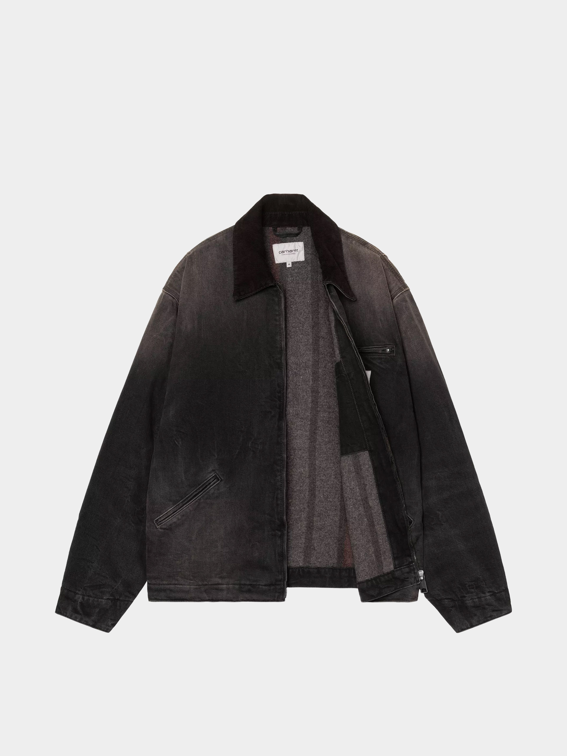 Carhartt WIP Jacke OG Detroit (black/black/tobacco used wash)