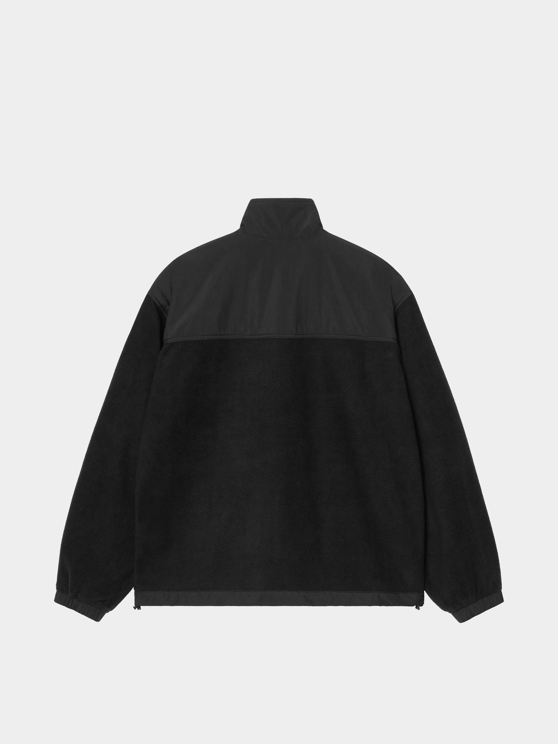 Herren Carhartt WIP Fleece Jacke Edmore (black/white)