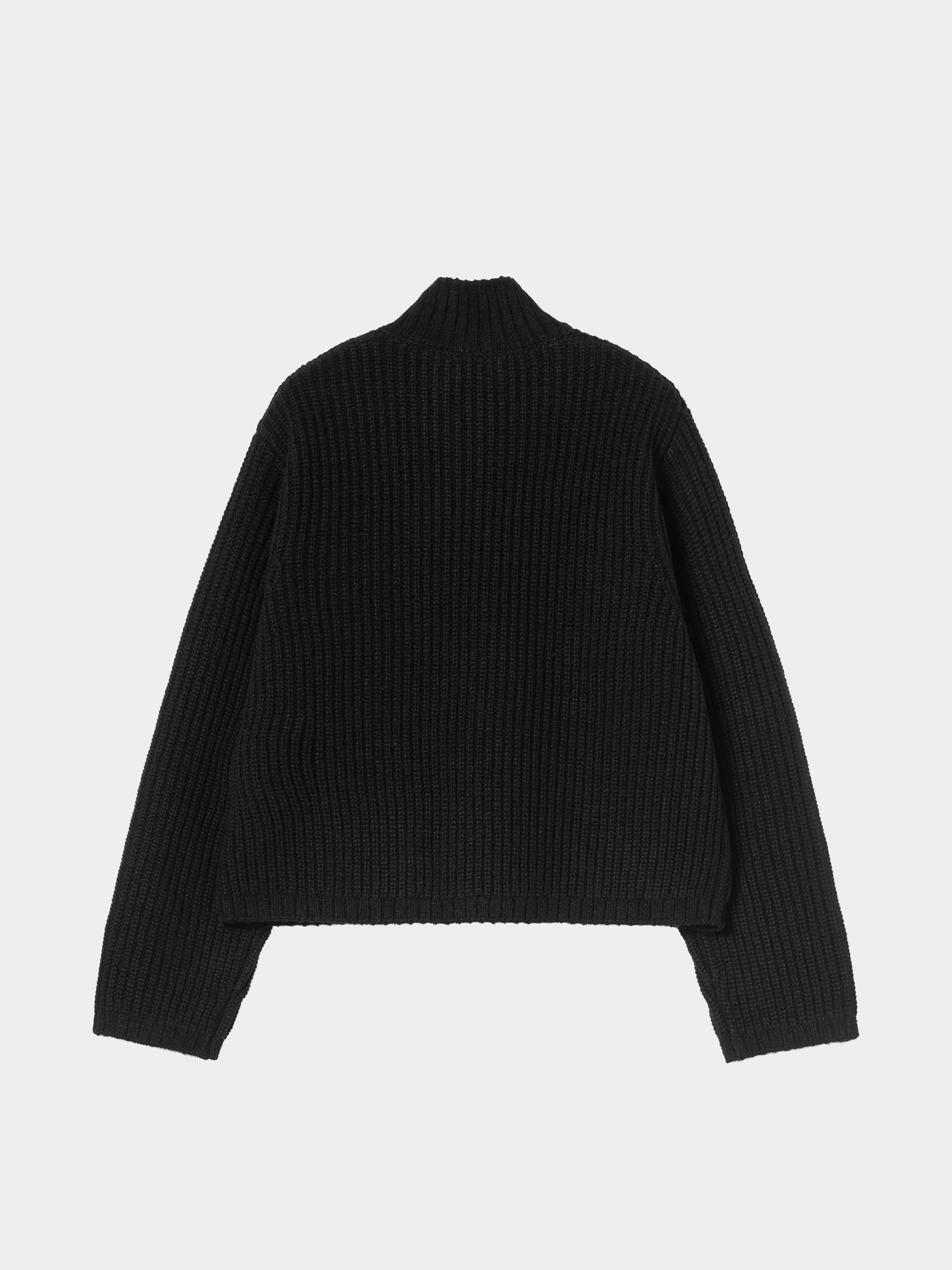Carhartt WIP Sweater Detroit Half Zip Wmn (black)