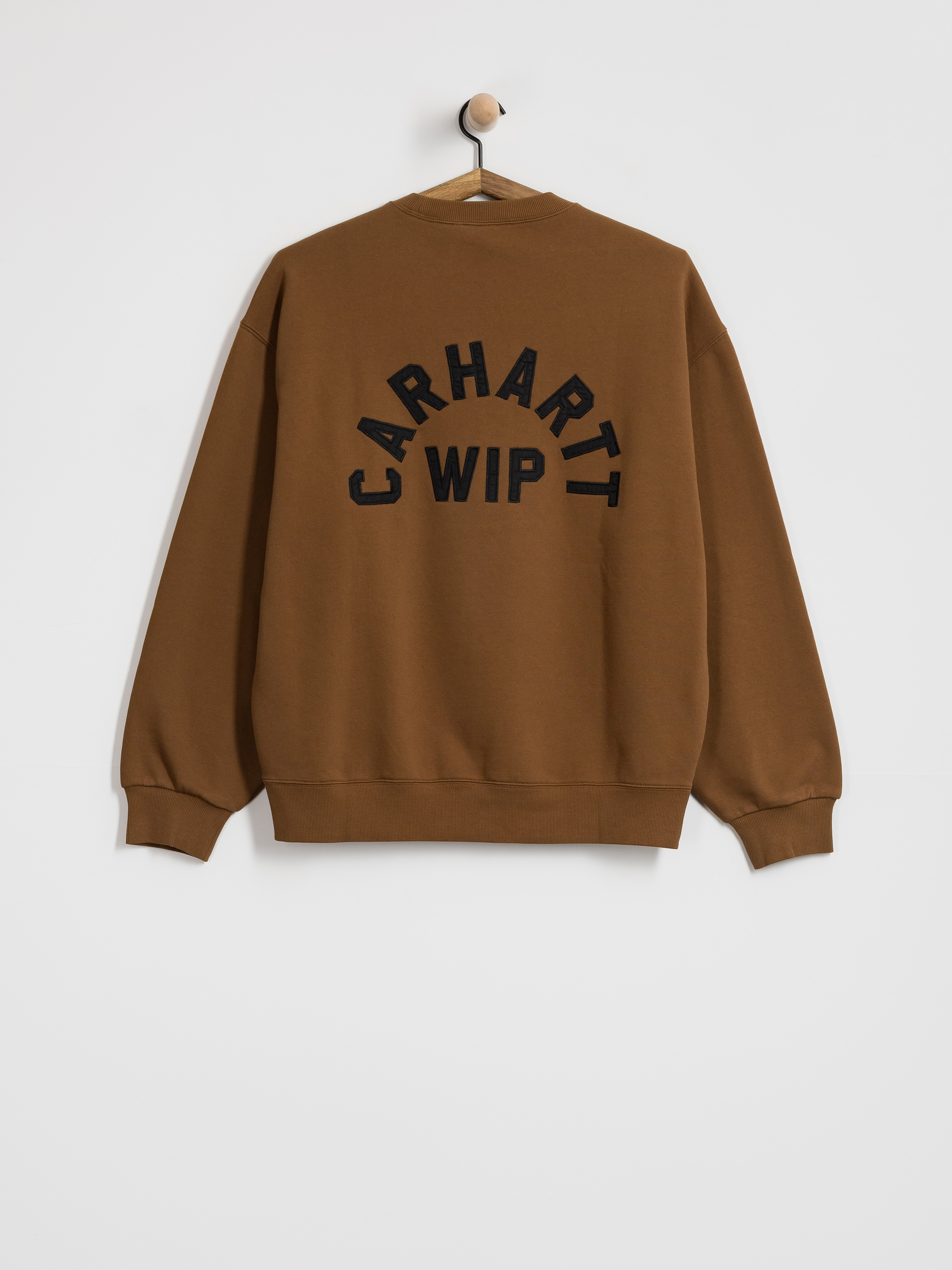 Carhartt WIP Sweatshirt Arch Script (wip h brown/black/stone washed)