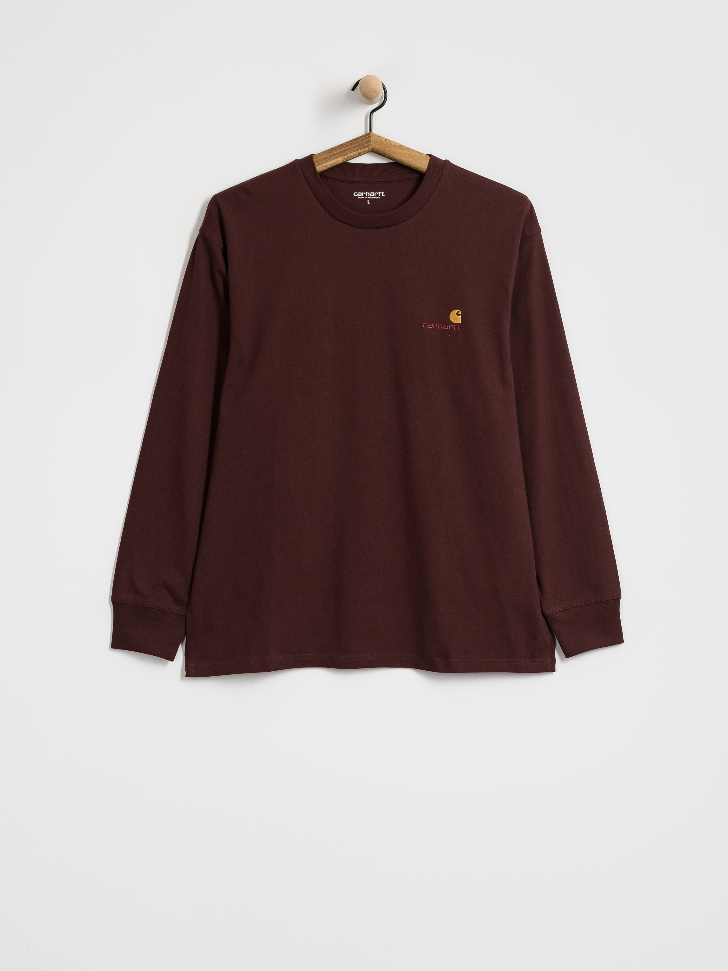 Carhartt WIP Longsleeve American Script (amarone)