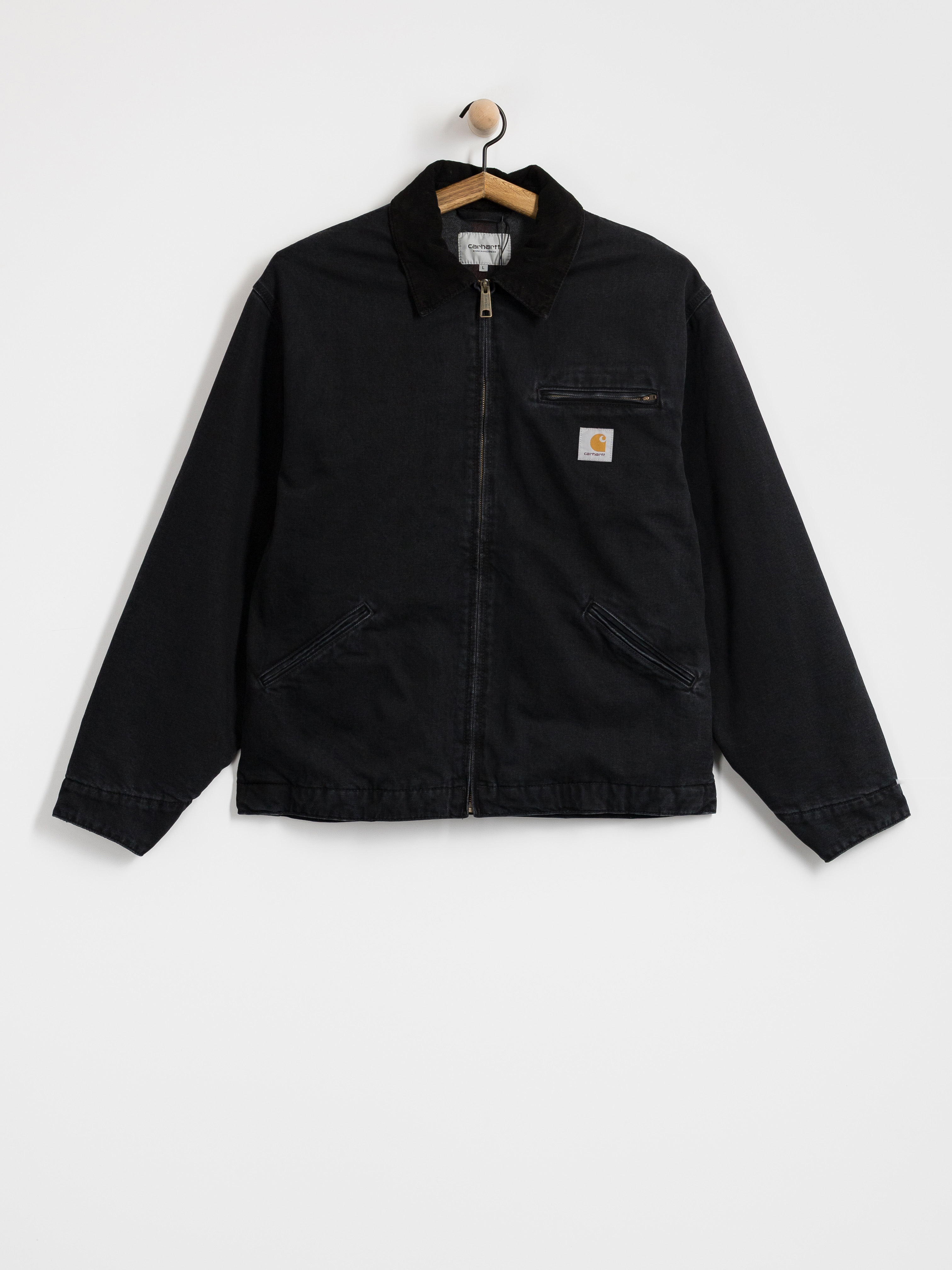 Carhartt WIP Jacket OG Detroit (black/black/stone washed)