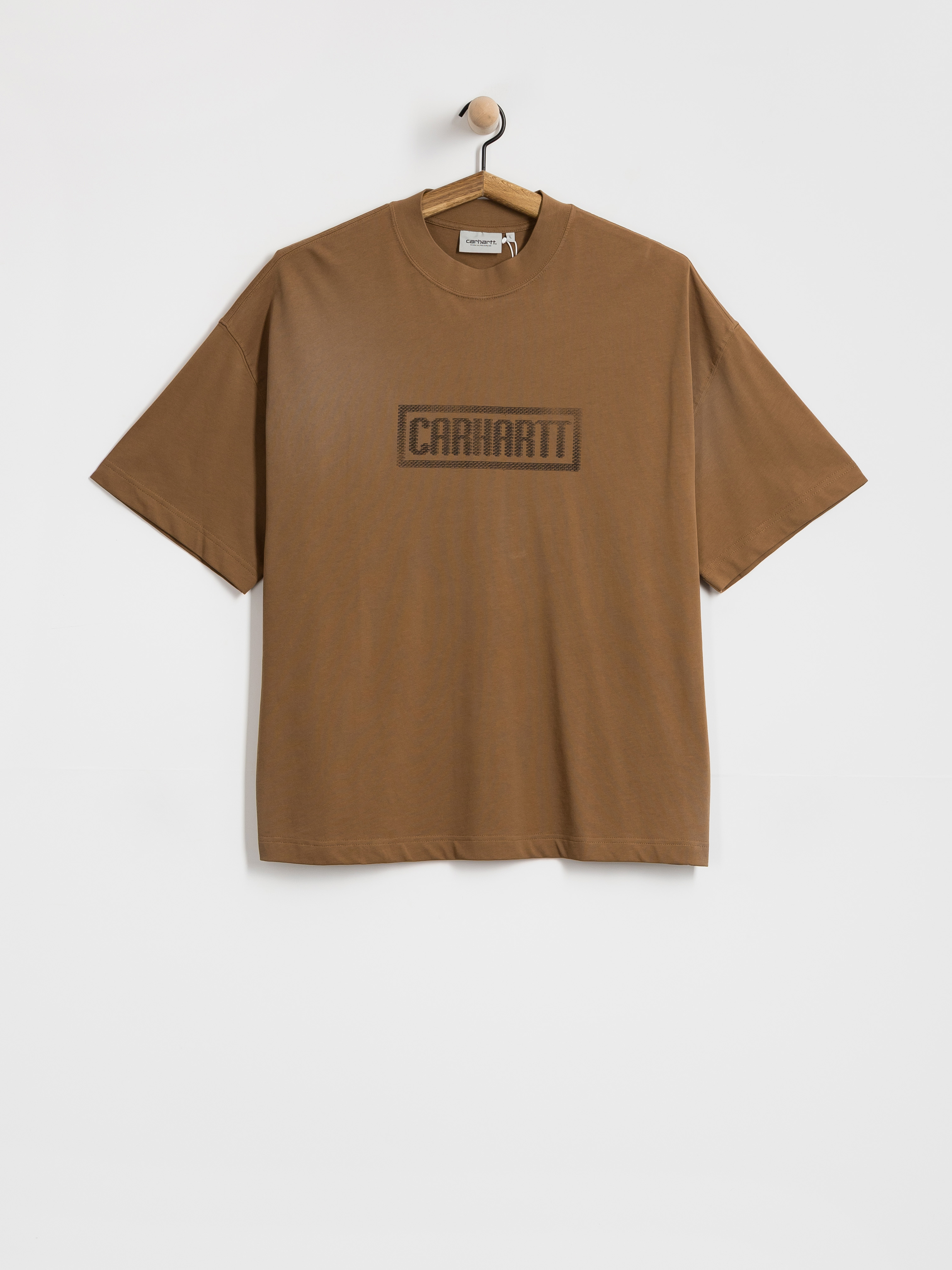 Carhartt WIP T-Shirt Bricky Man (wip h brown/stone dyed)