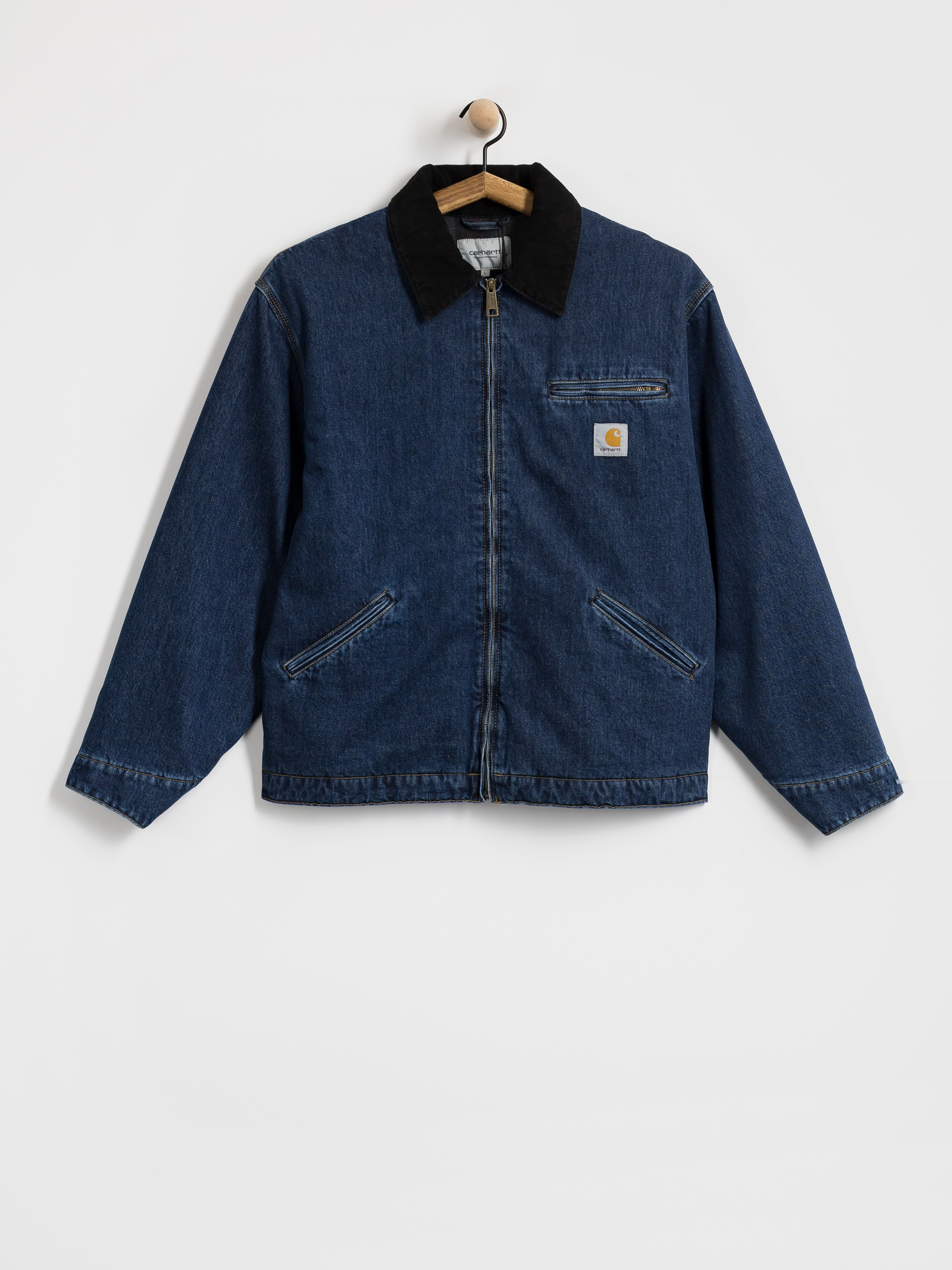 Carhartt WIP OG Detroit Jacke (blue/black/stone washed)