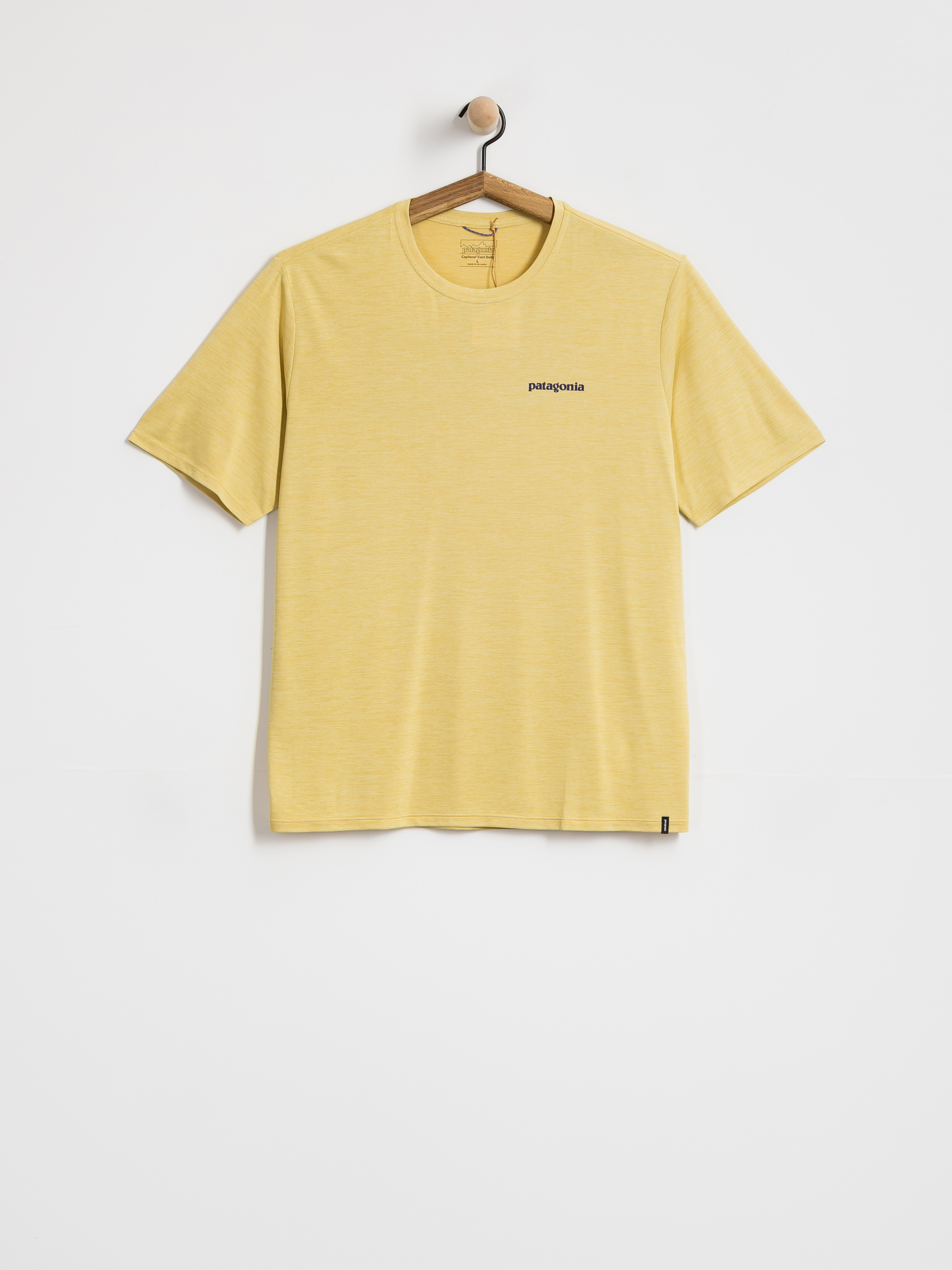 Patagonia Cap Cool Daily Boardshort Logo T-shirt (limestone yellow light limestone yellow x dye)