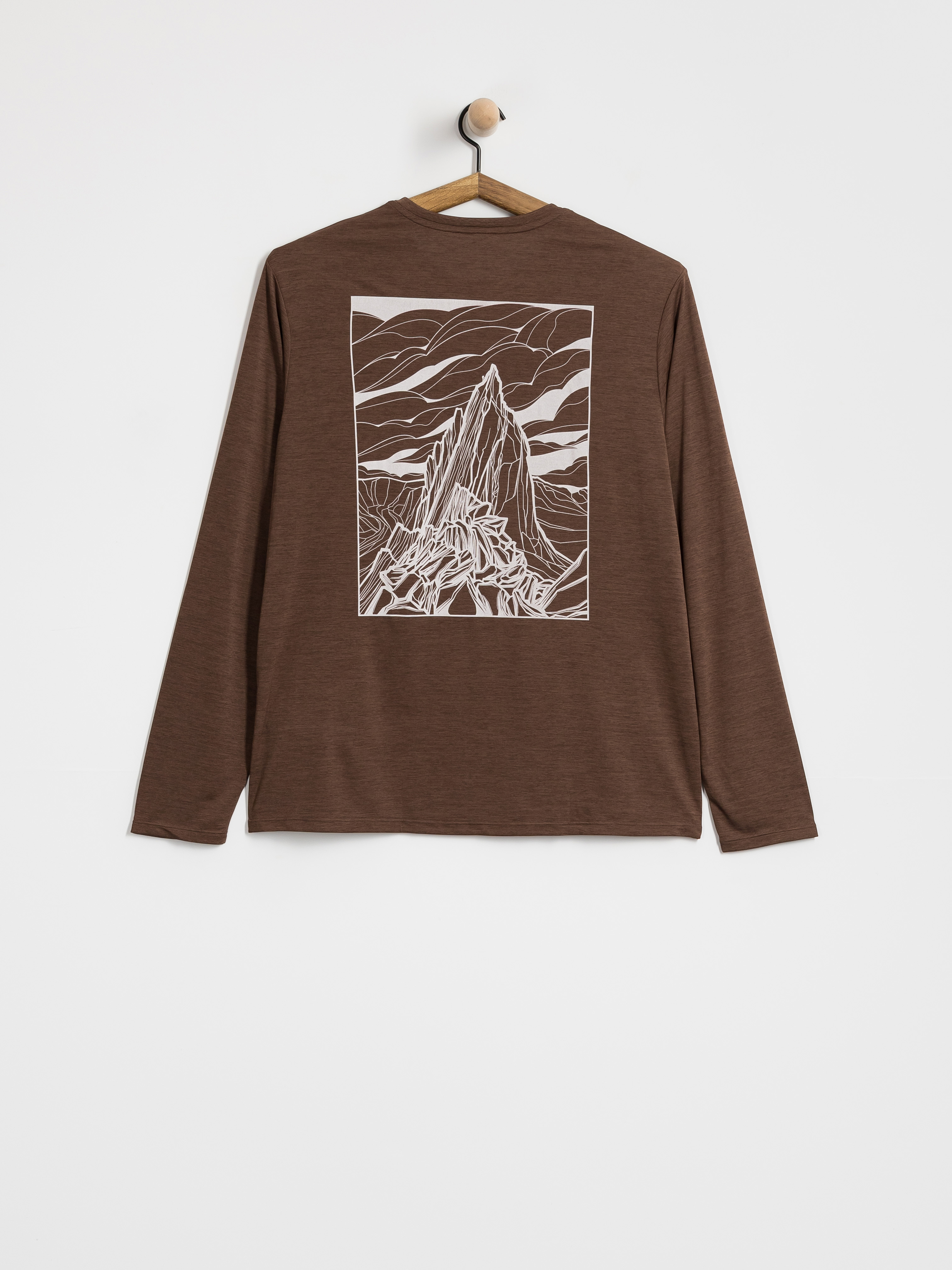 Patagonia Cap Cool Daily Cloud Crag Longsleeve (berm brown light berm brown x dye)