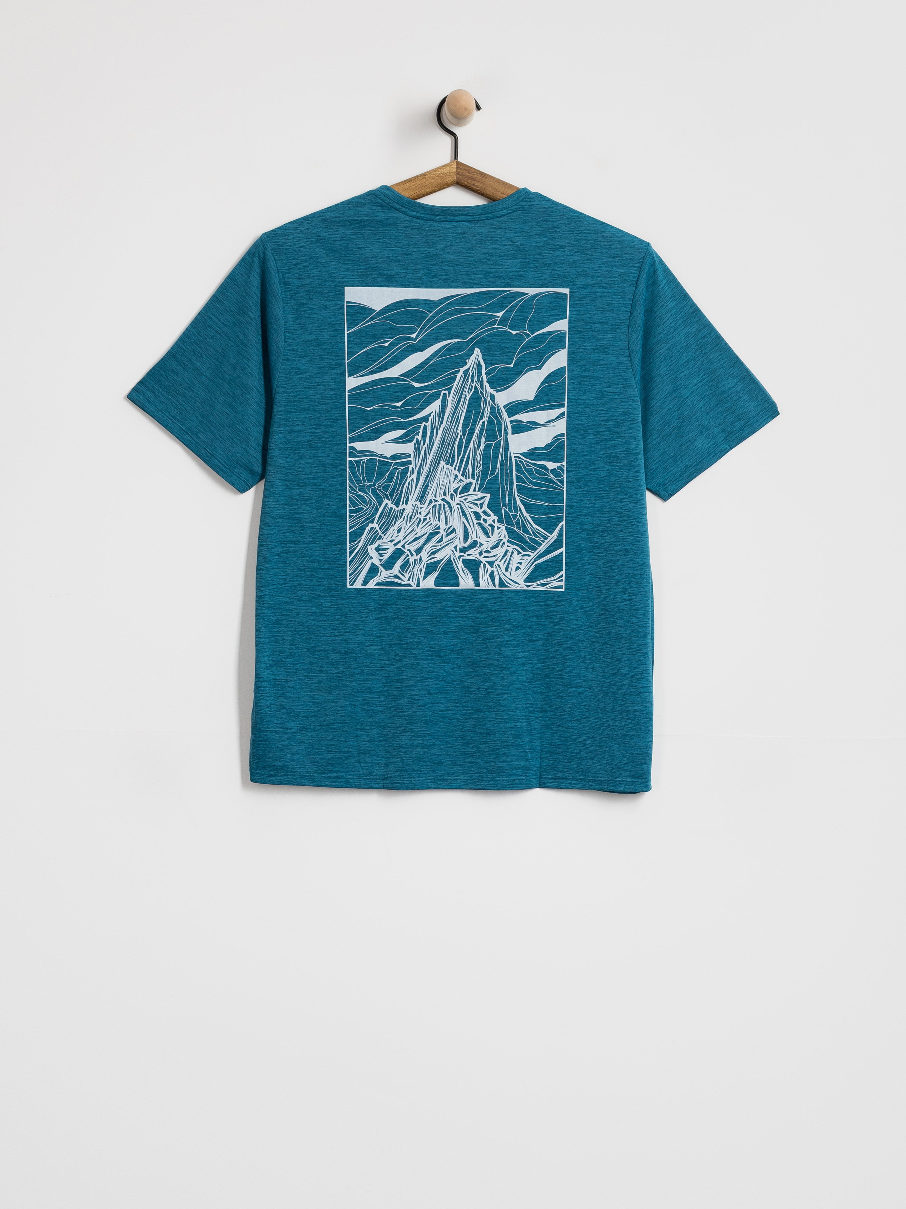 Patagonia Cap Cool Daily Cloud Crag T-shirt (glacial blue light glacial blue x dye)