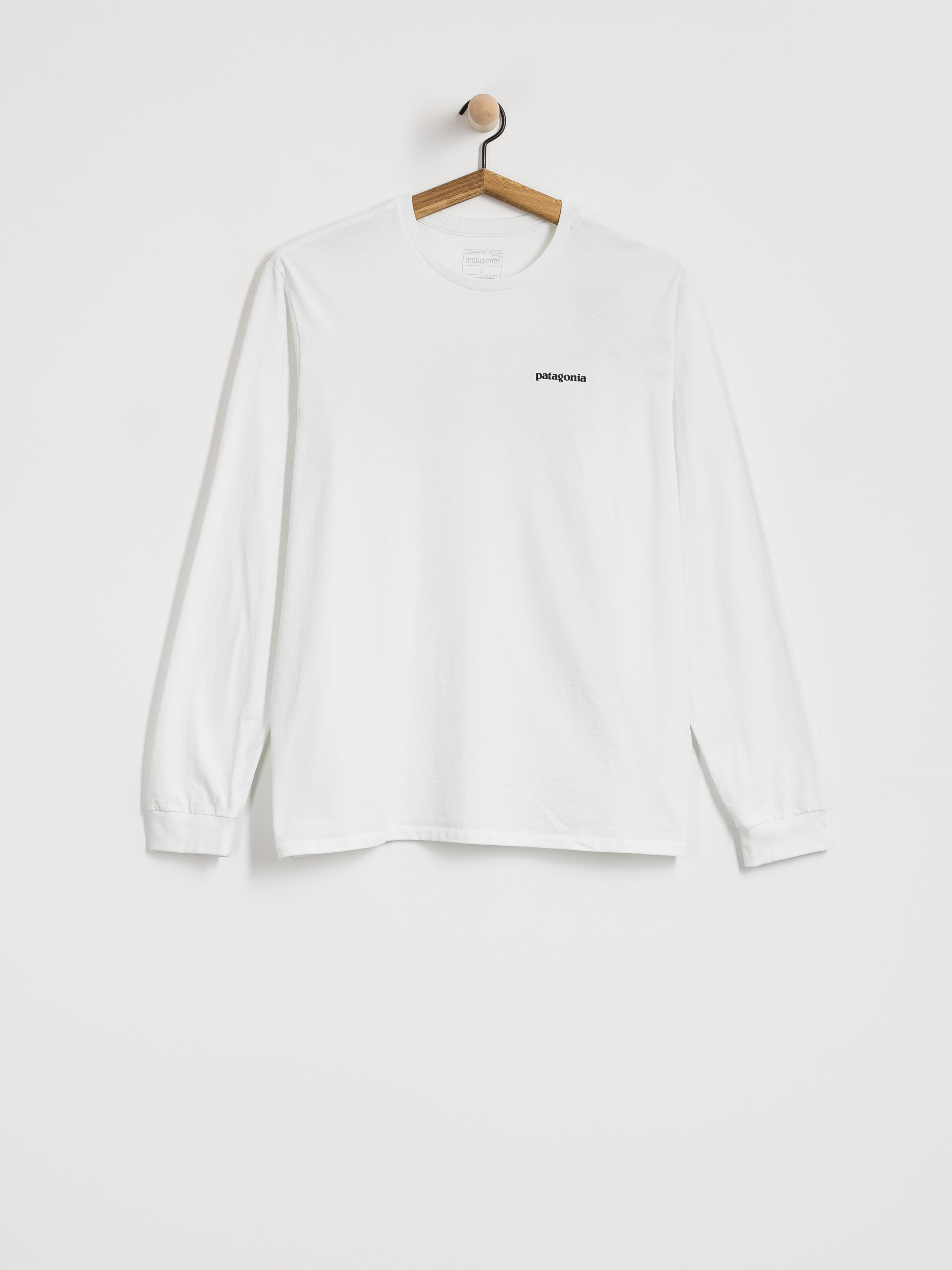 Patagonia P 6 Logo Responsibili Longsleeve (fiber white)