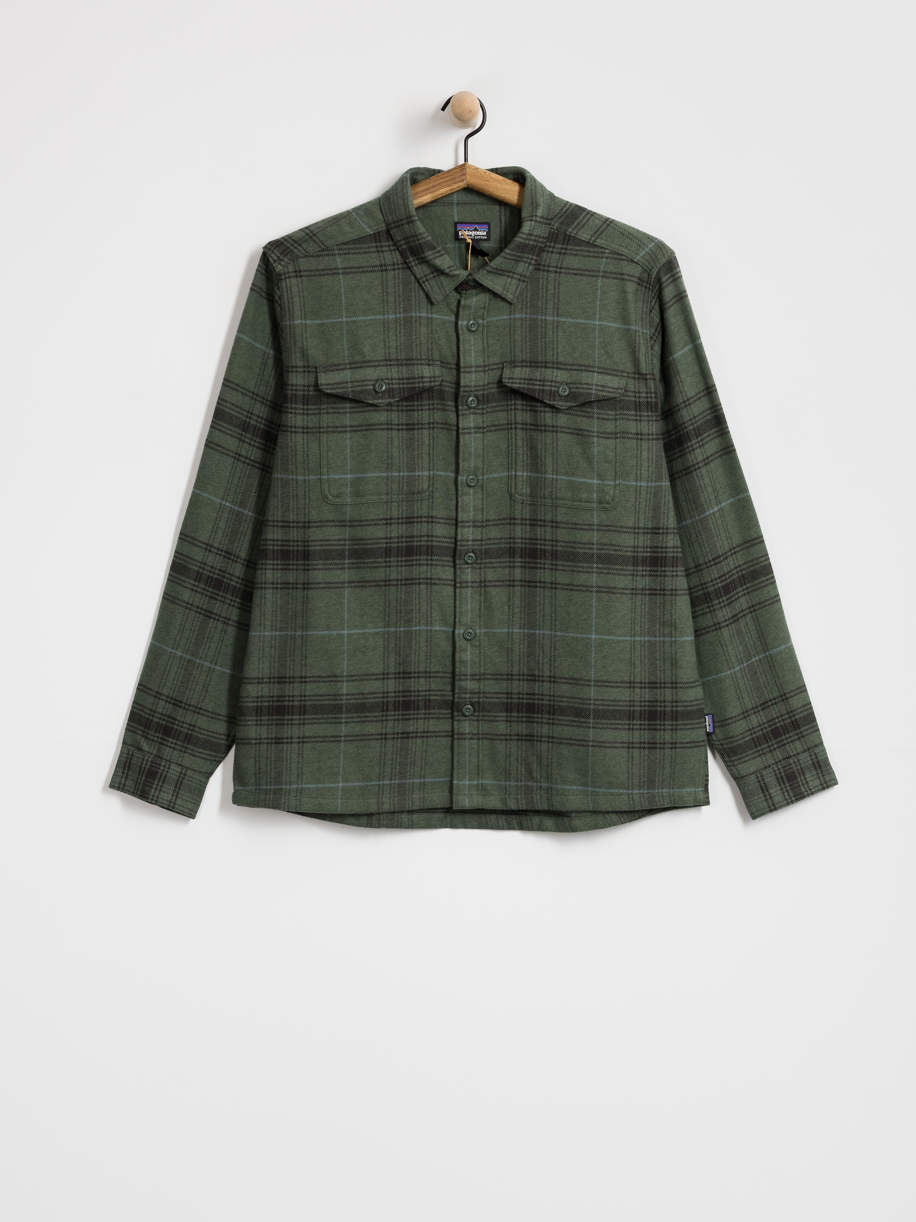 Patagonia Fjord Flannel Hemd (dissolve treeline green)