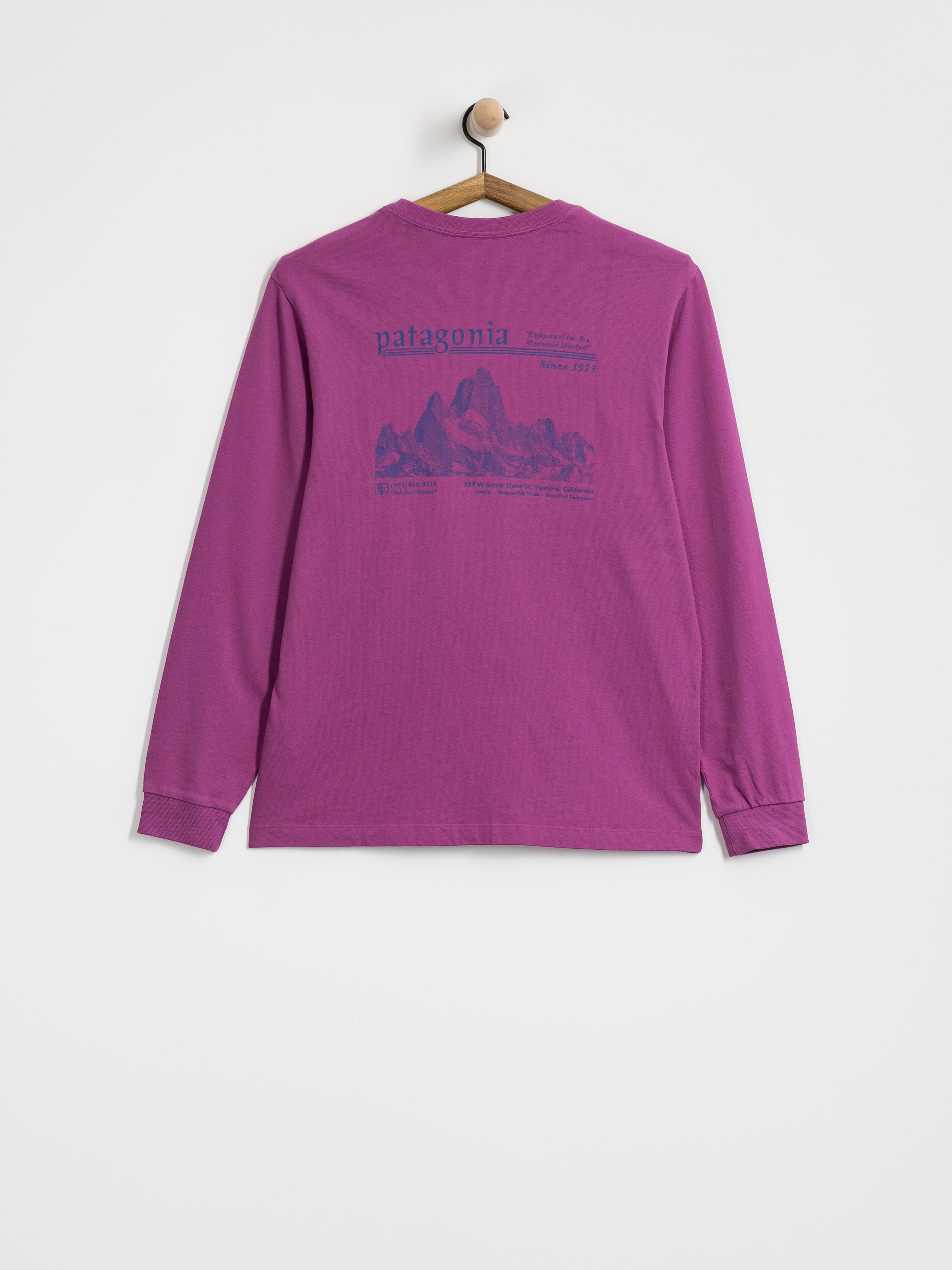Patagonia MW Hut Tripper Skyline Longsleeve (amaranth pink)