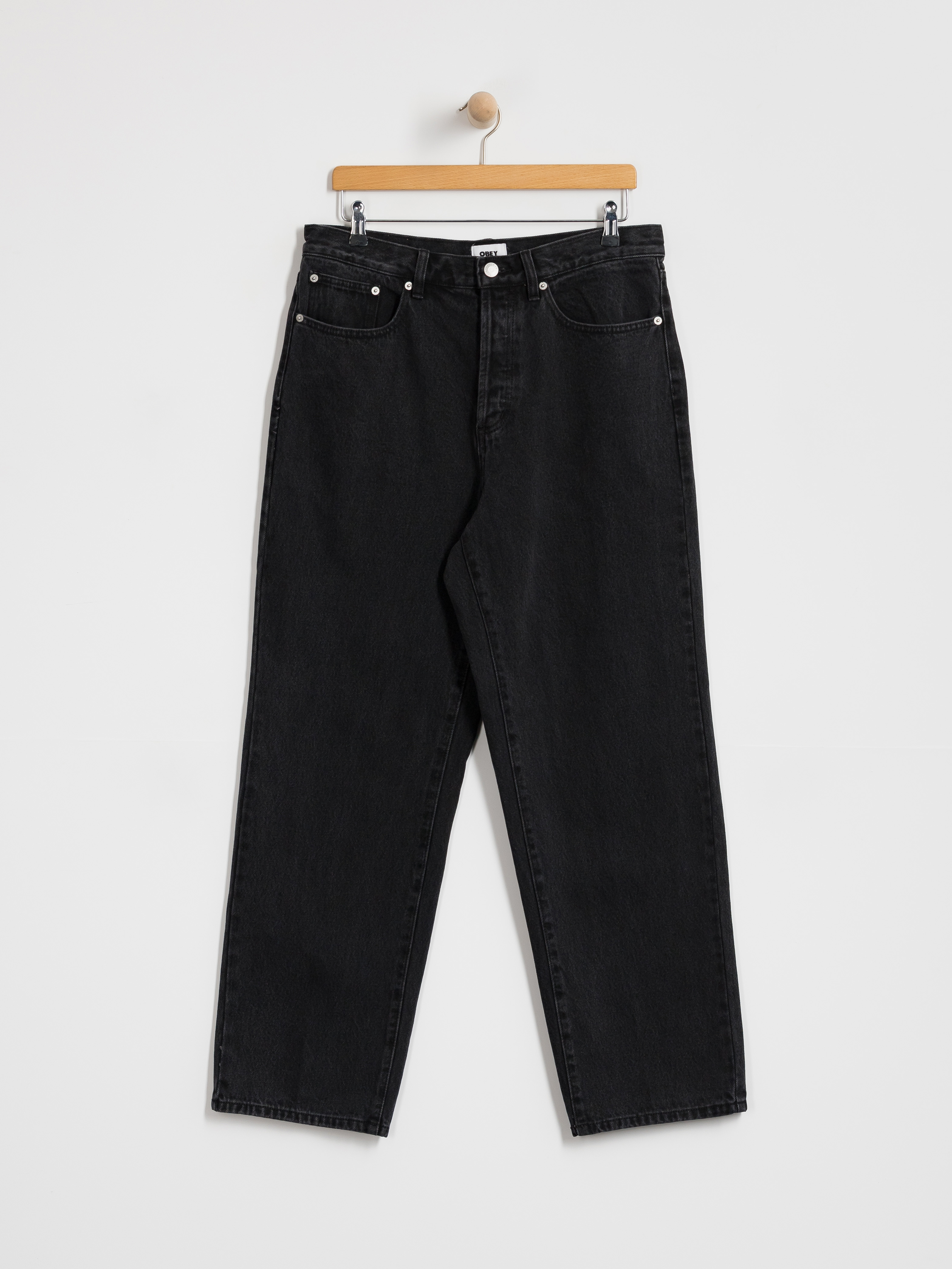 OBEY Classic Baggy Denim Hose (faded black)
