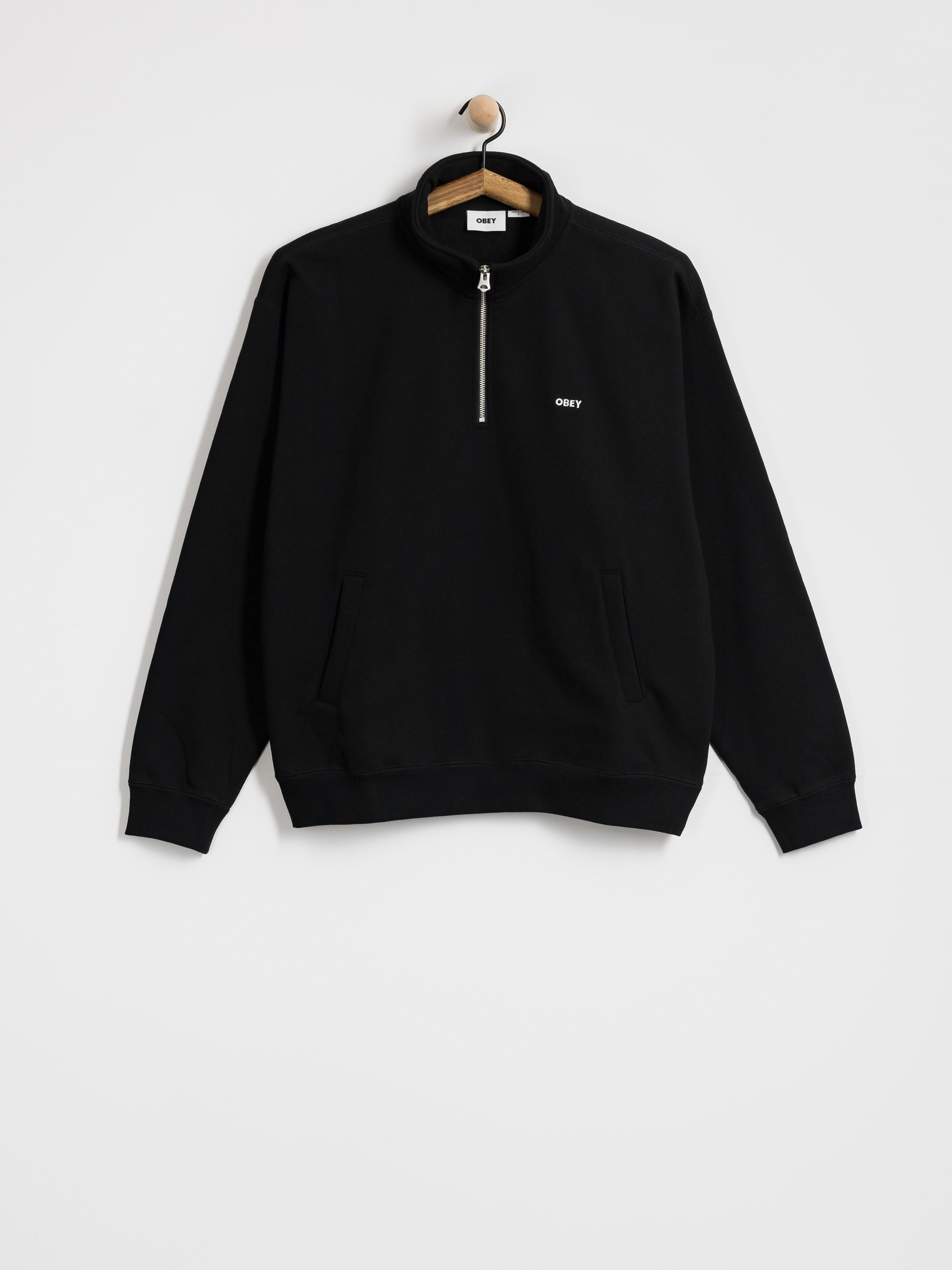 OBEY Established Works Bold Mockneck Sweatshirt