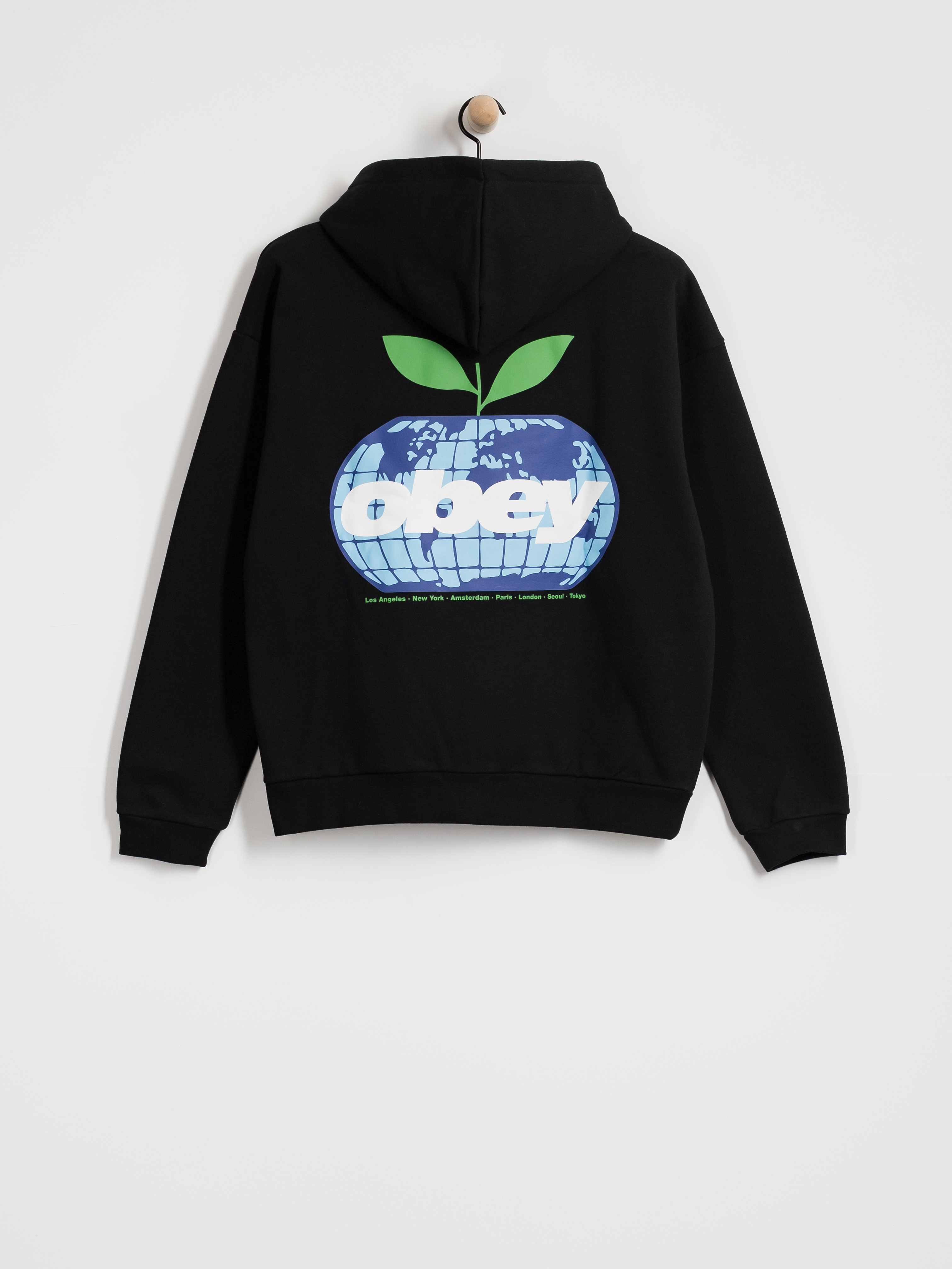 OBEY Intercontinental Extra HD Hoodie (black)