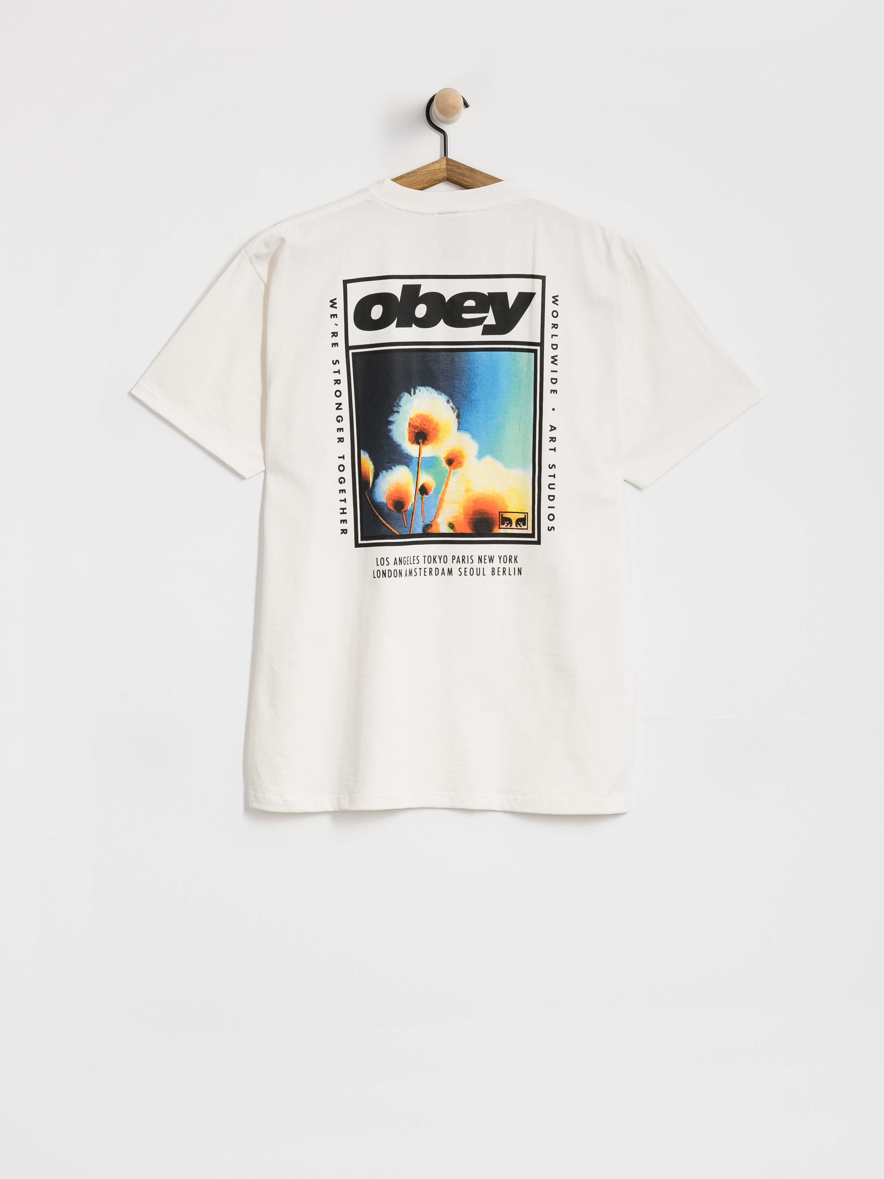 OBEY Stronger Together T-shirt (vintage white)