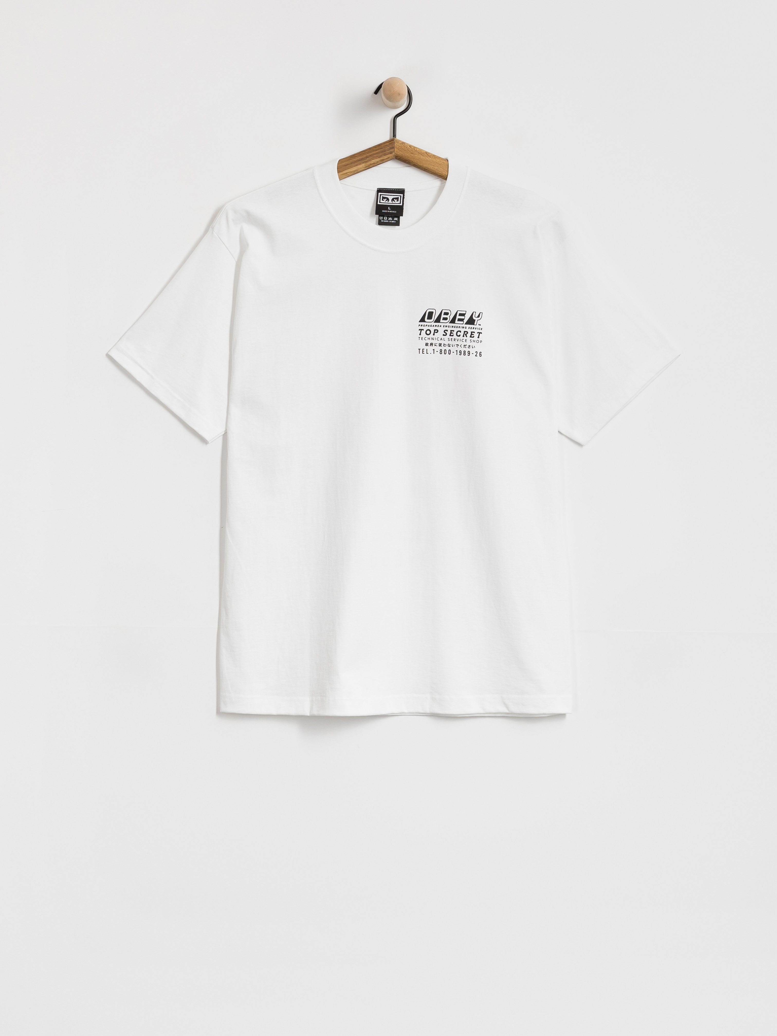 OBEY Top Secret T-shirt (white)