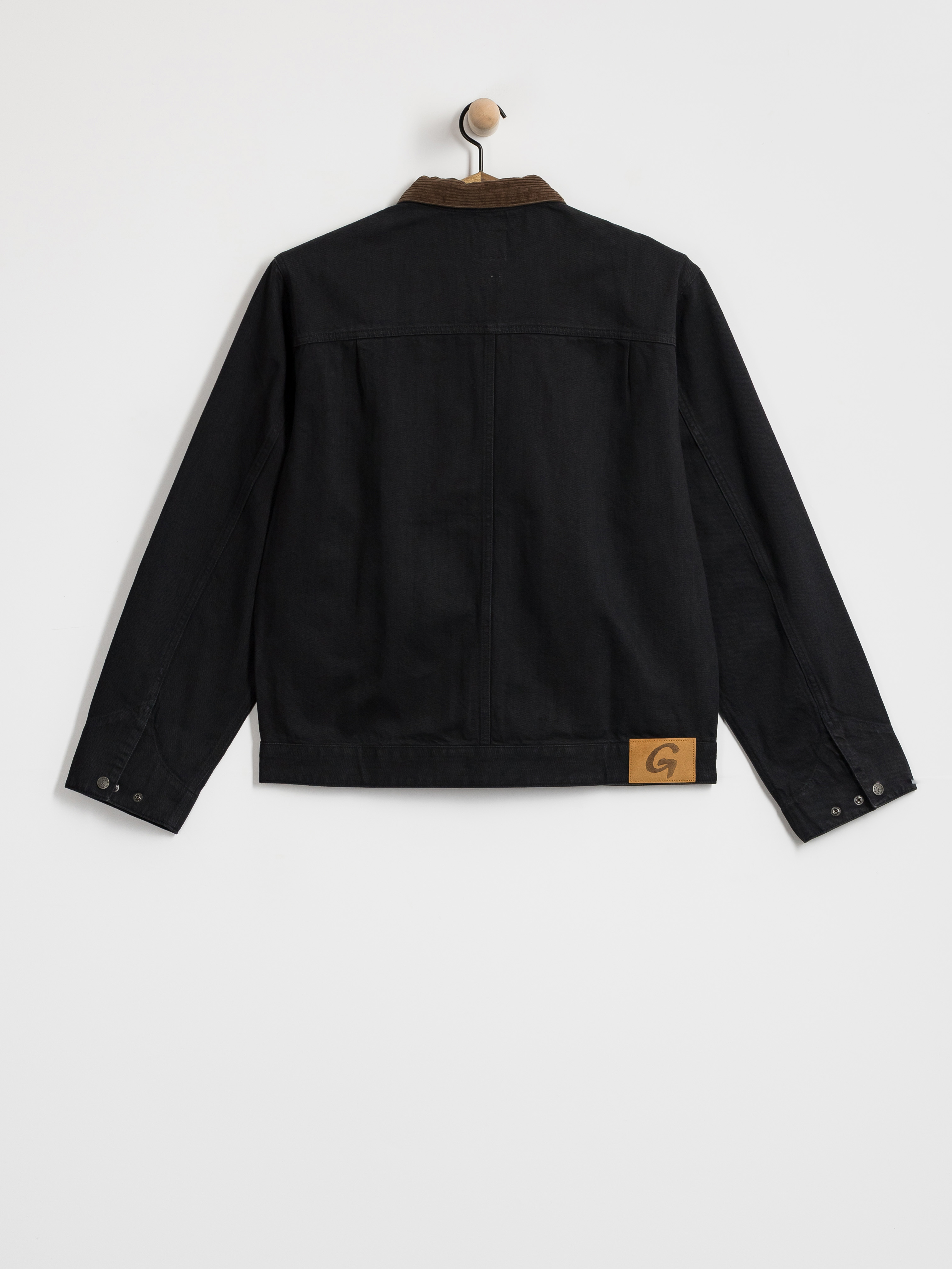 Gramicci Japanese Denim Trucker Jacket (true black)