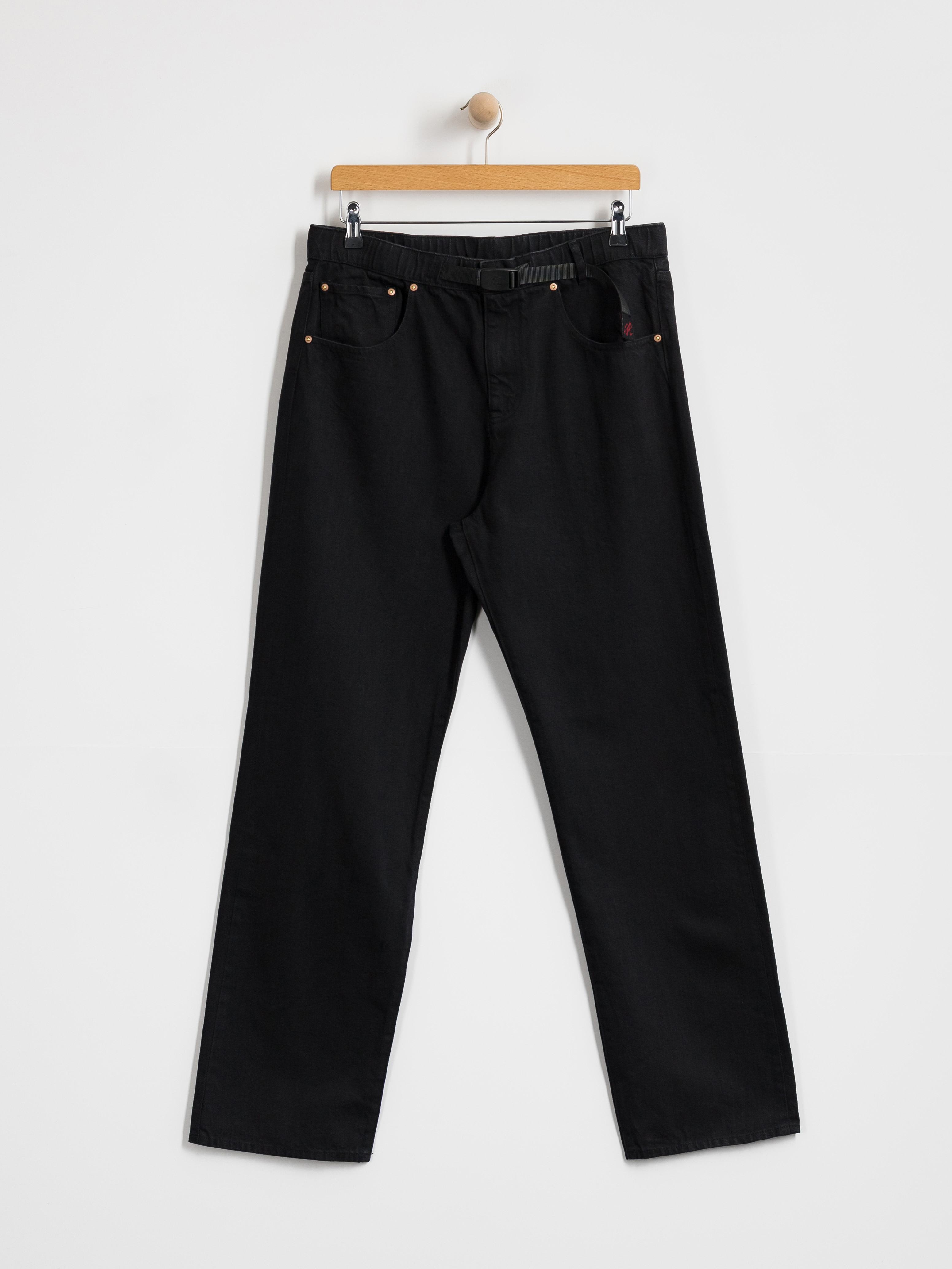 Gramicci Japanese 5 Pocket Denim Hose (true black)