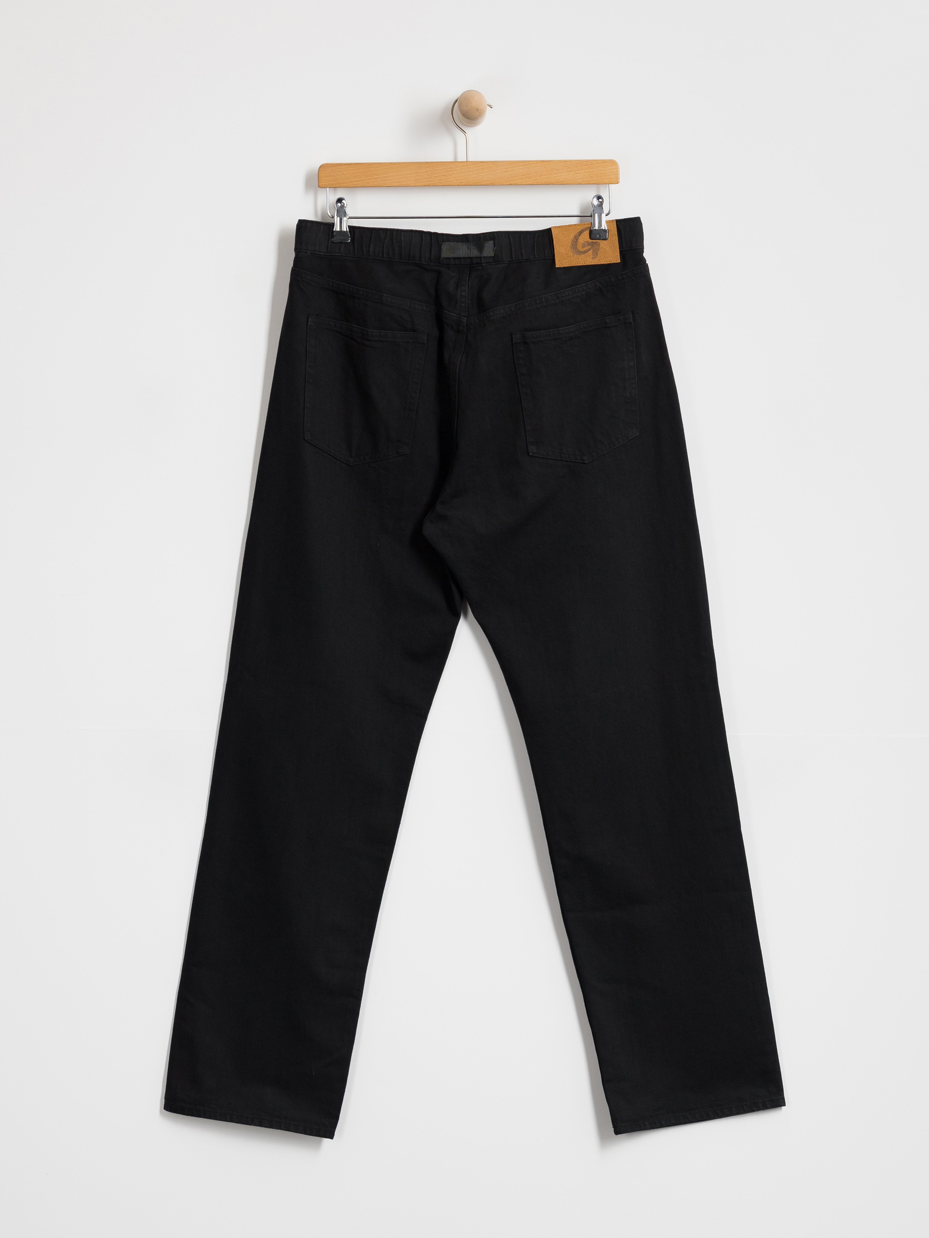 Gramicci Japanese 5 Pocket Denim Hose (true black)