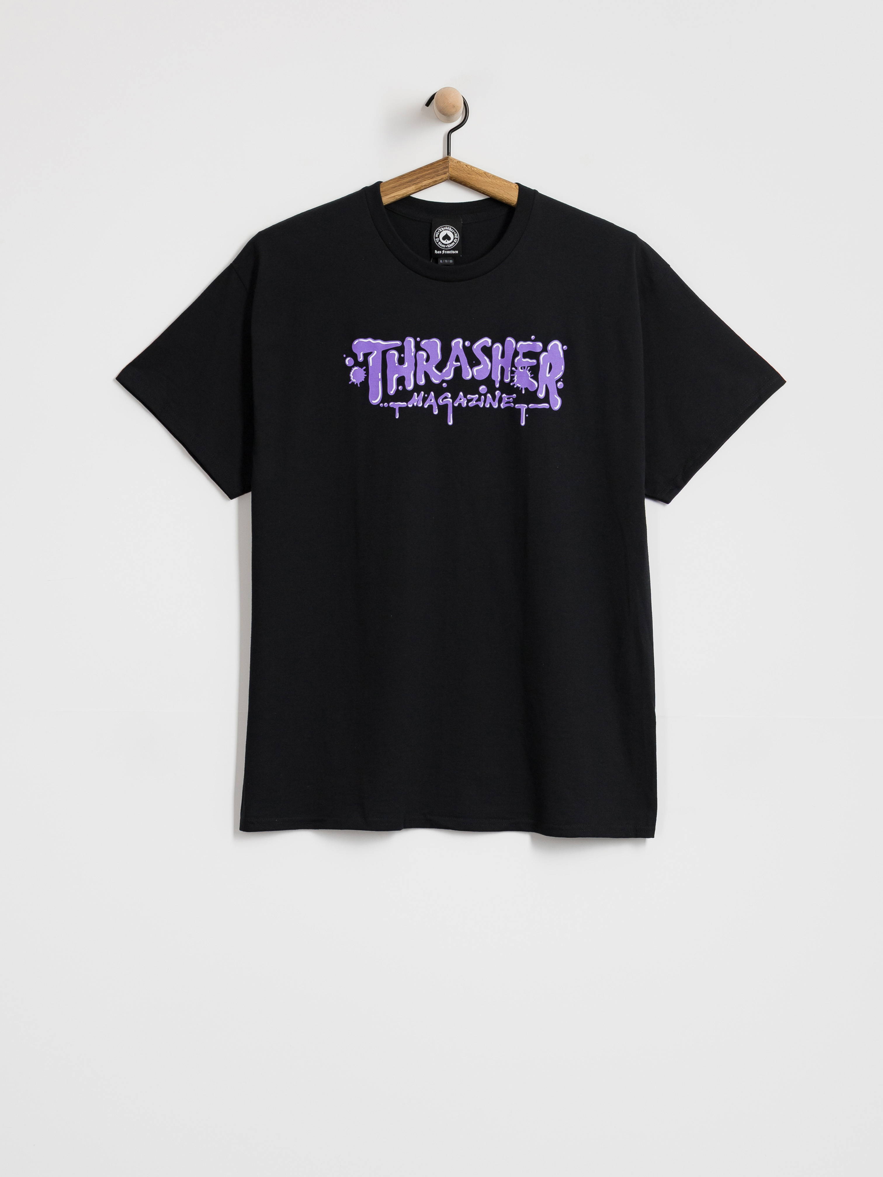 Thrasher Wet T-Shirt (paint black)