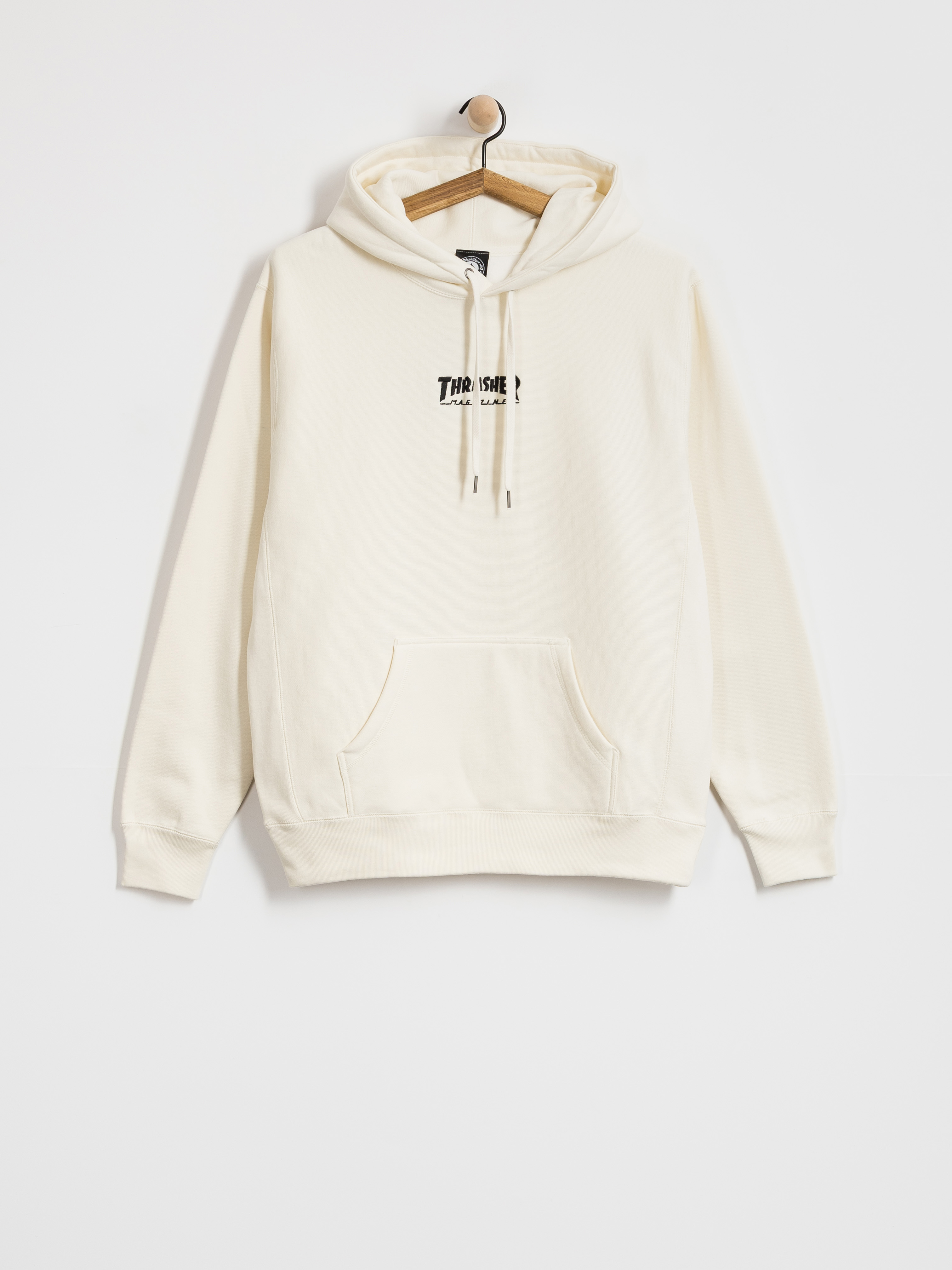 Thrasher Heavyweight Embroidered Mag Logo HD Hoodie (bone)