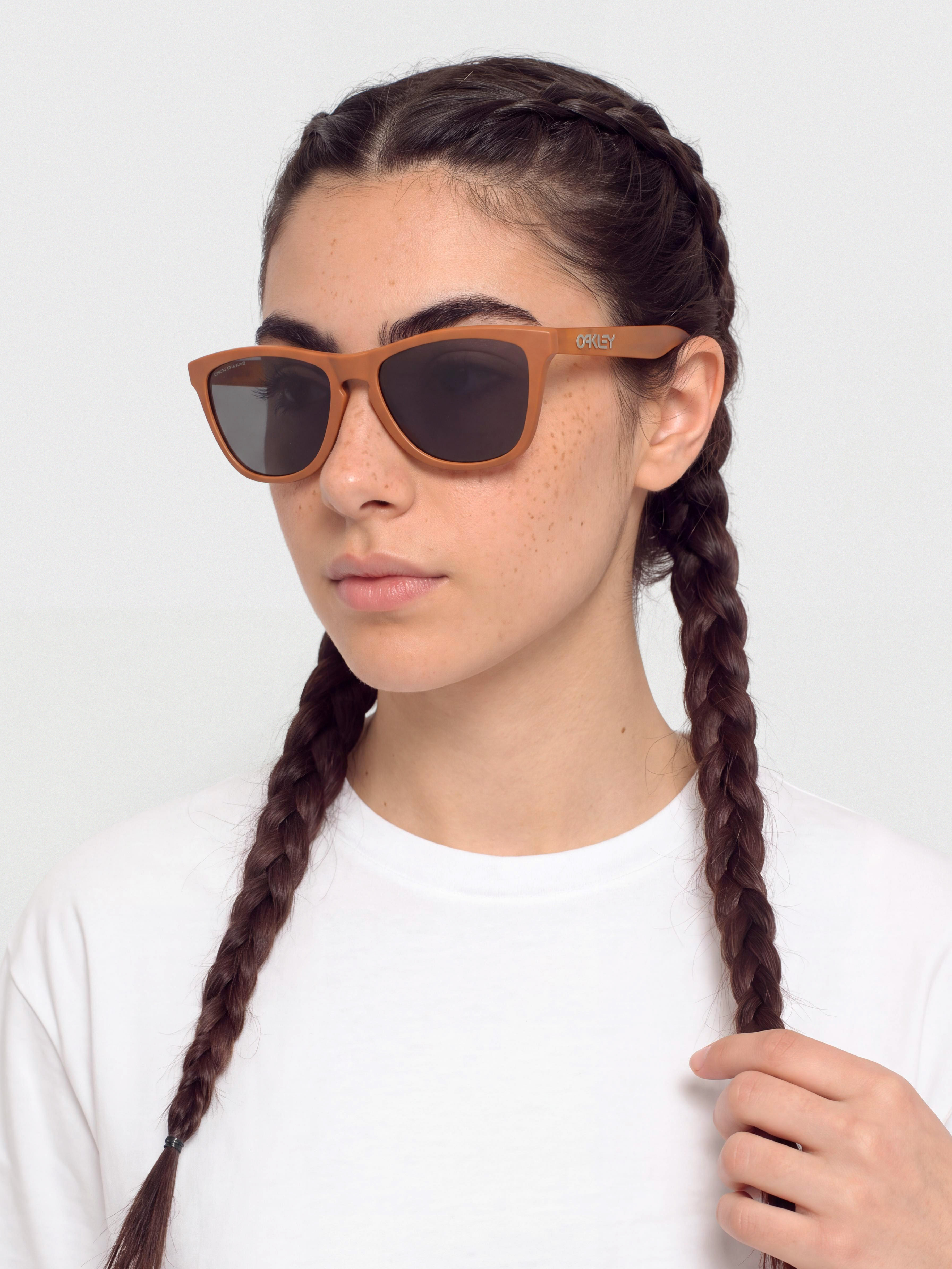 Oakley Sonnenbrille Frogskins (matte ginger/prizm grey)