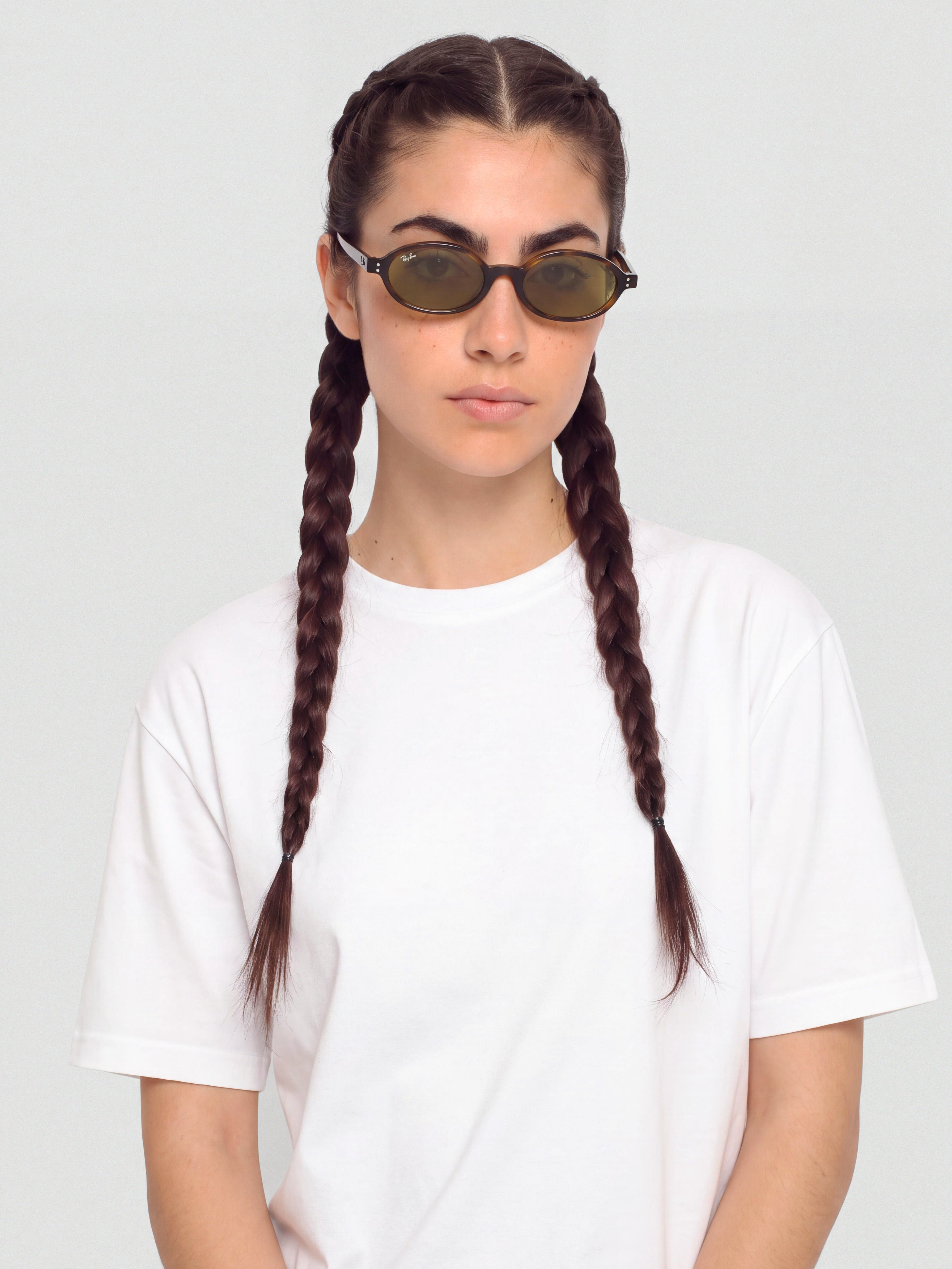 Ray-Ban Khal Sonnenbrille (polerowany havana/zielony)