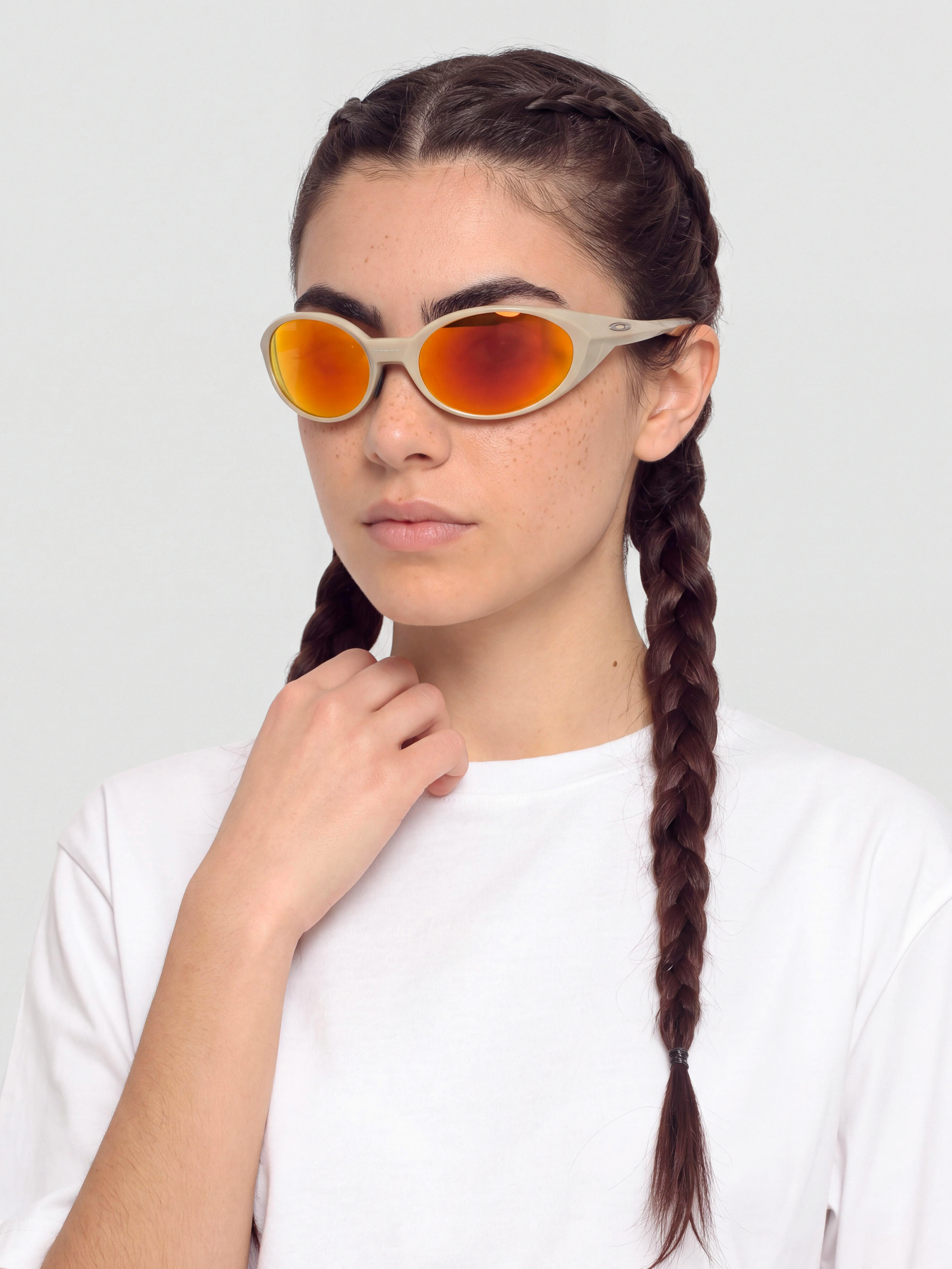 Oakley Eye Jacket Redux Sunglasses (prizm ruby polarized lenses/sandstorm frame)