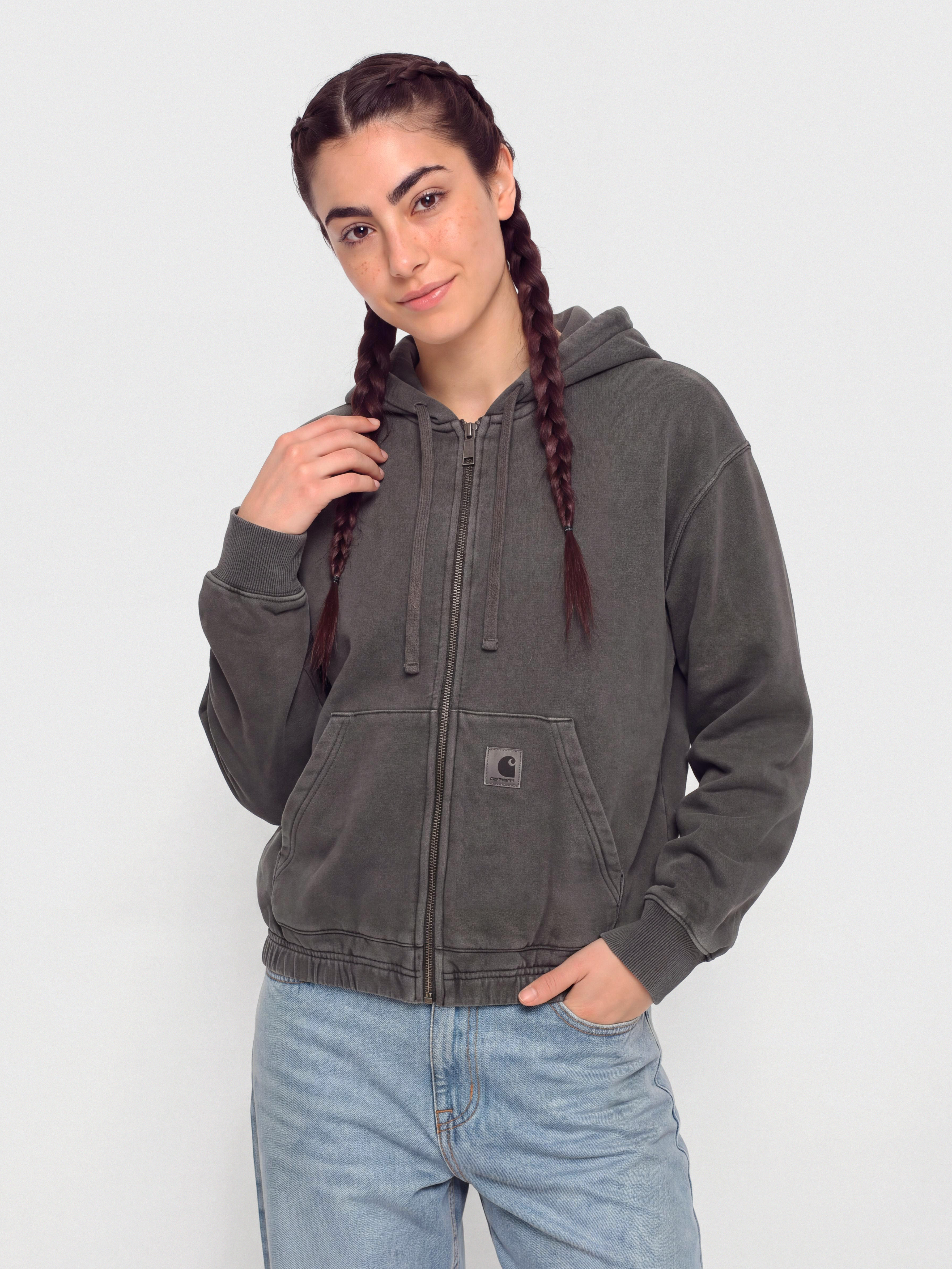 Carhartt WIP Hoodie Hoggard ZHD Wmn (black)