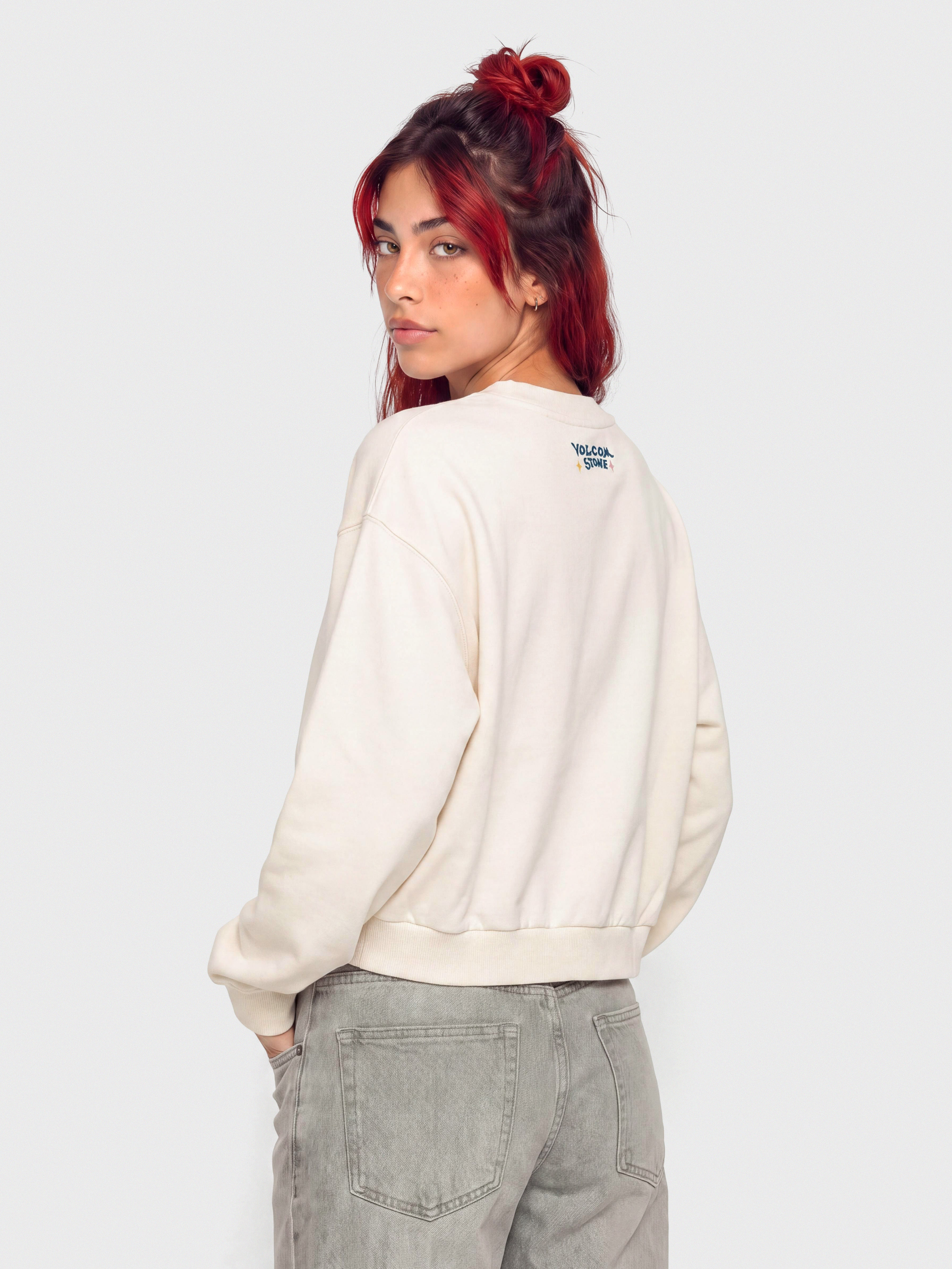 Volcom Fa Bruno Lucas Crew Wmn Sweatshirt (off white)