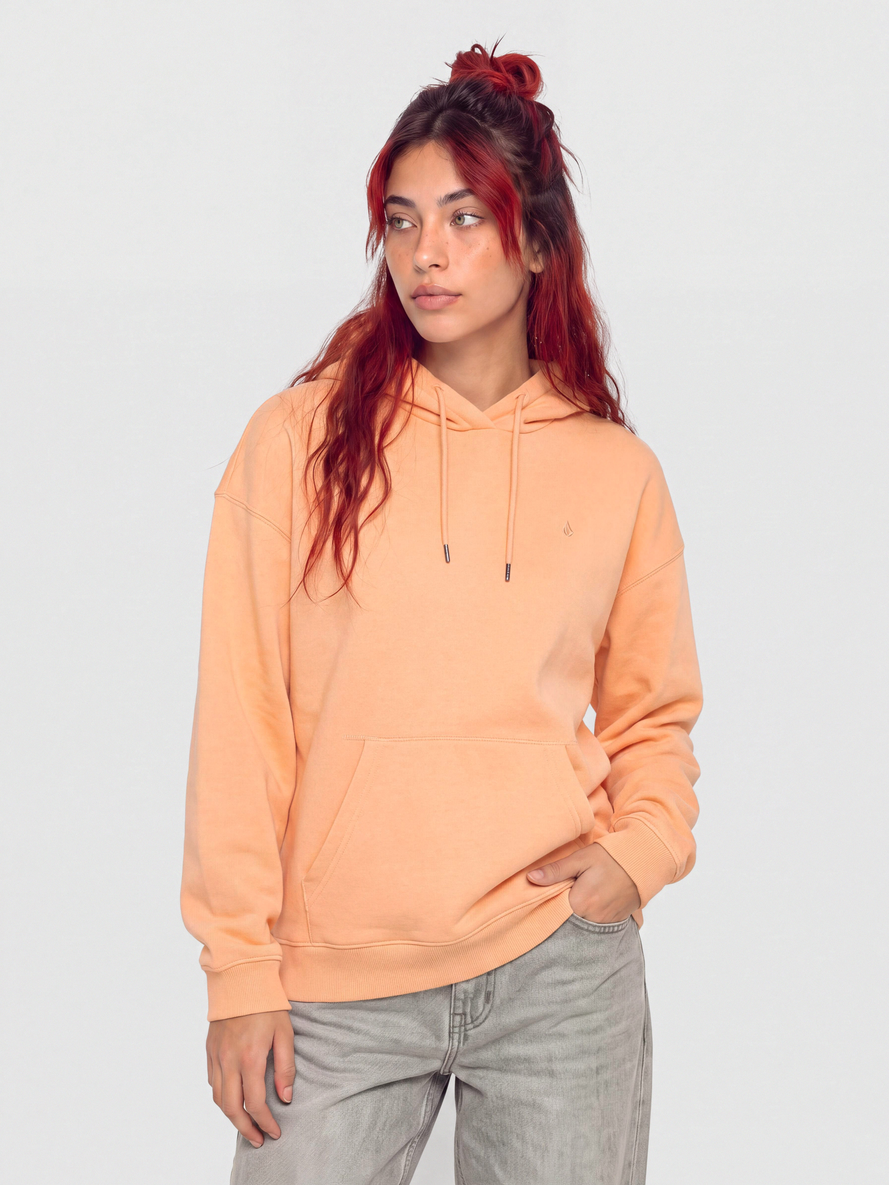Volcom Stone Heart Up HD Hoodie Wmn (pale peach)
