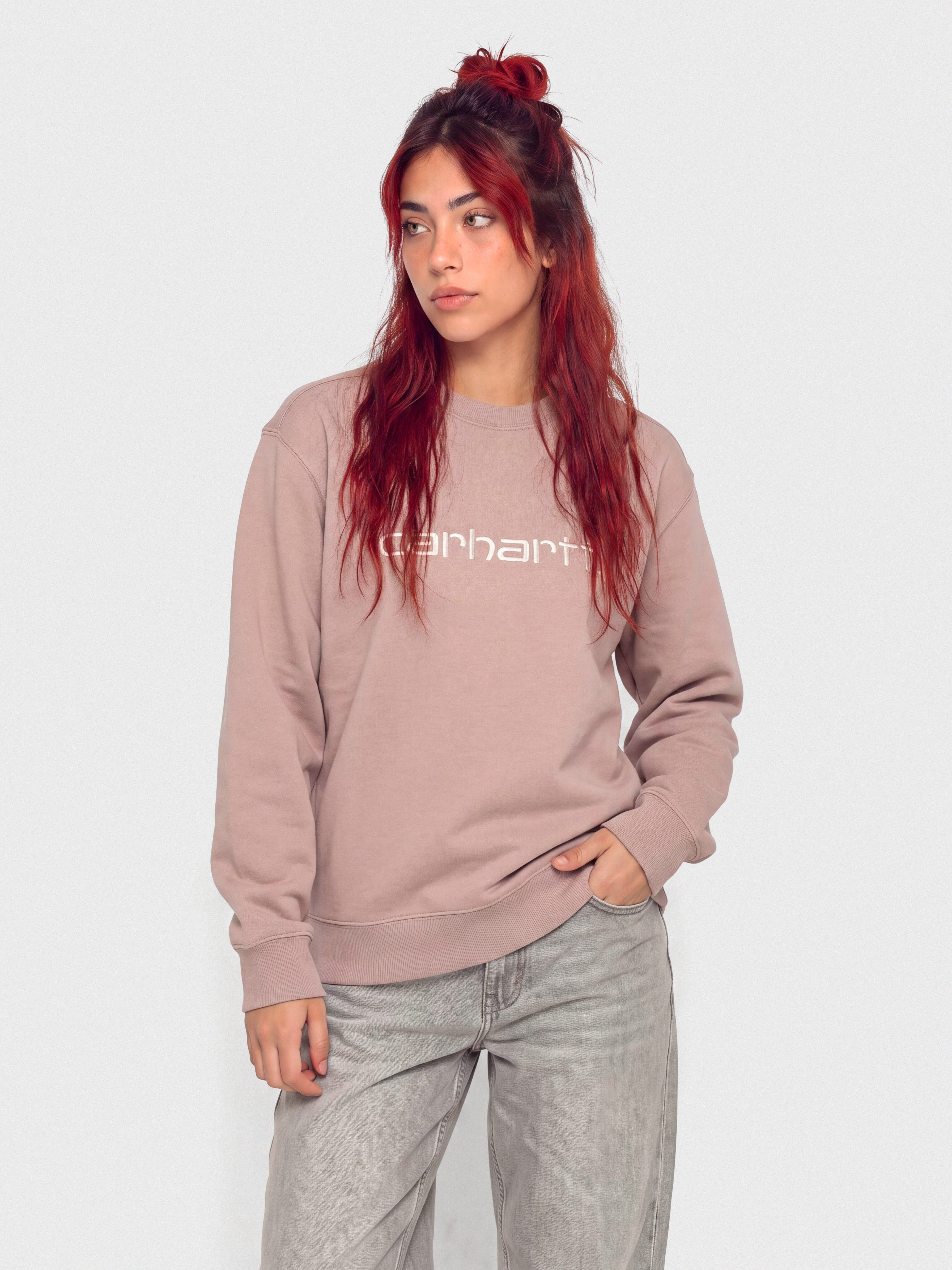 Carhartt WIP Sweatshirt Carhartt Wmn (gentle pink/cinnerus)