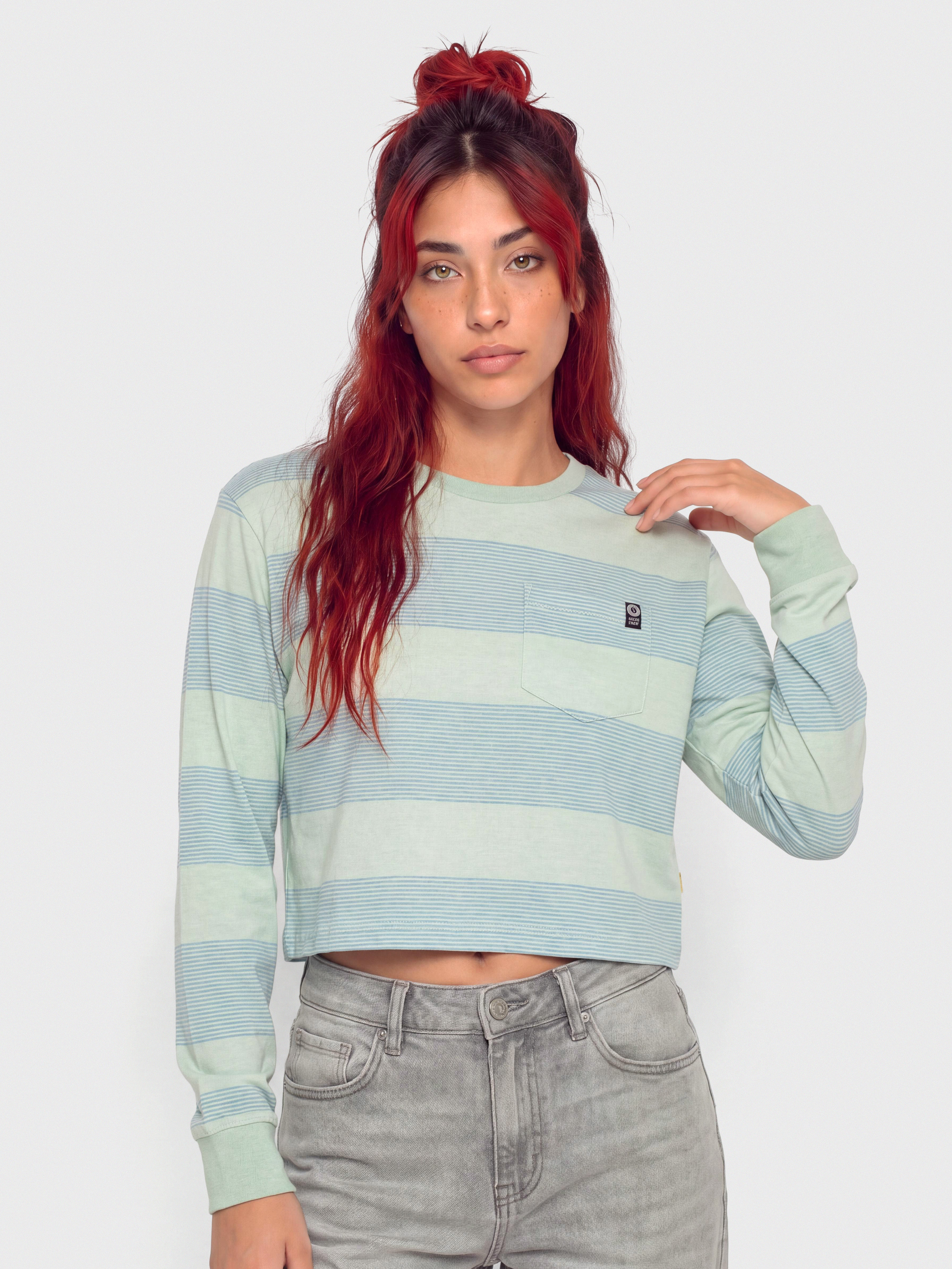 Salty Crew Dawn Patrol Mid Weight Sweatshirt Wmn (jade)