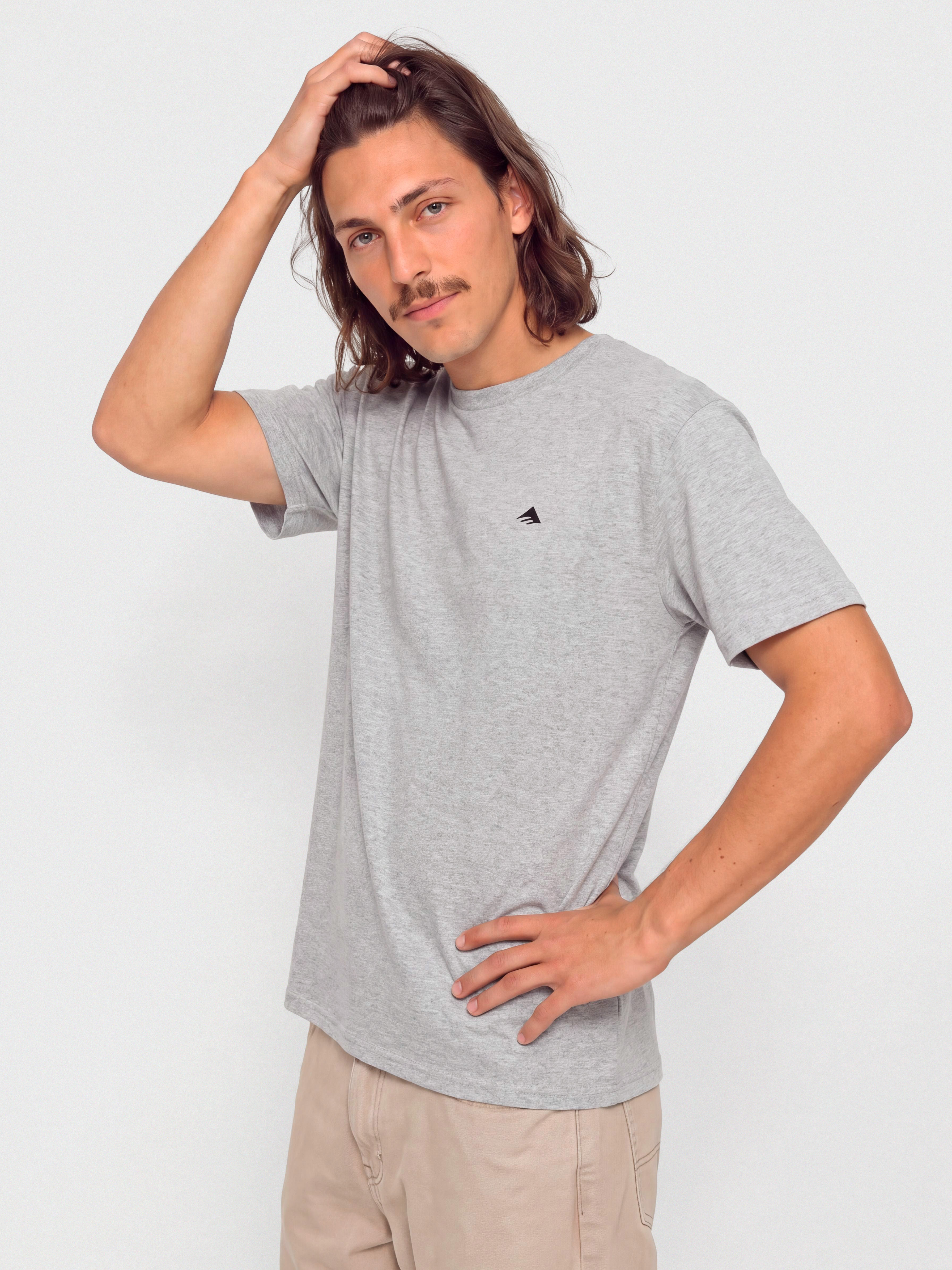 Emerica Justified Triangle T-Shirt (grey/heather)