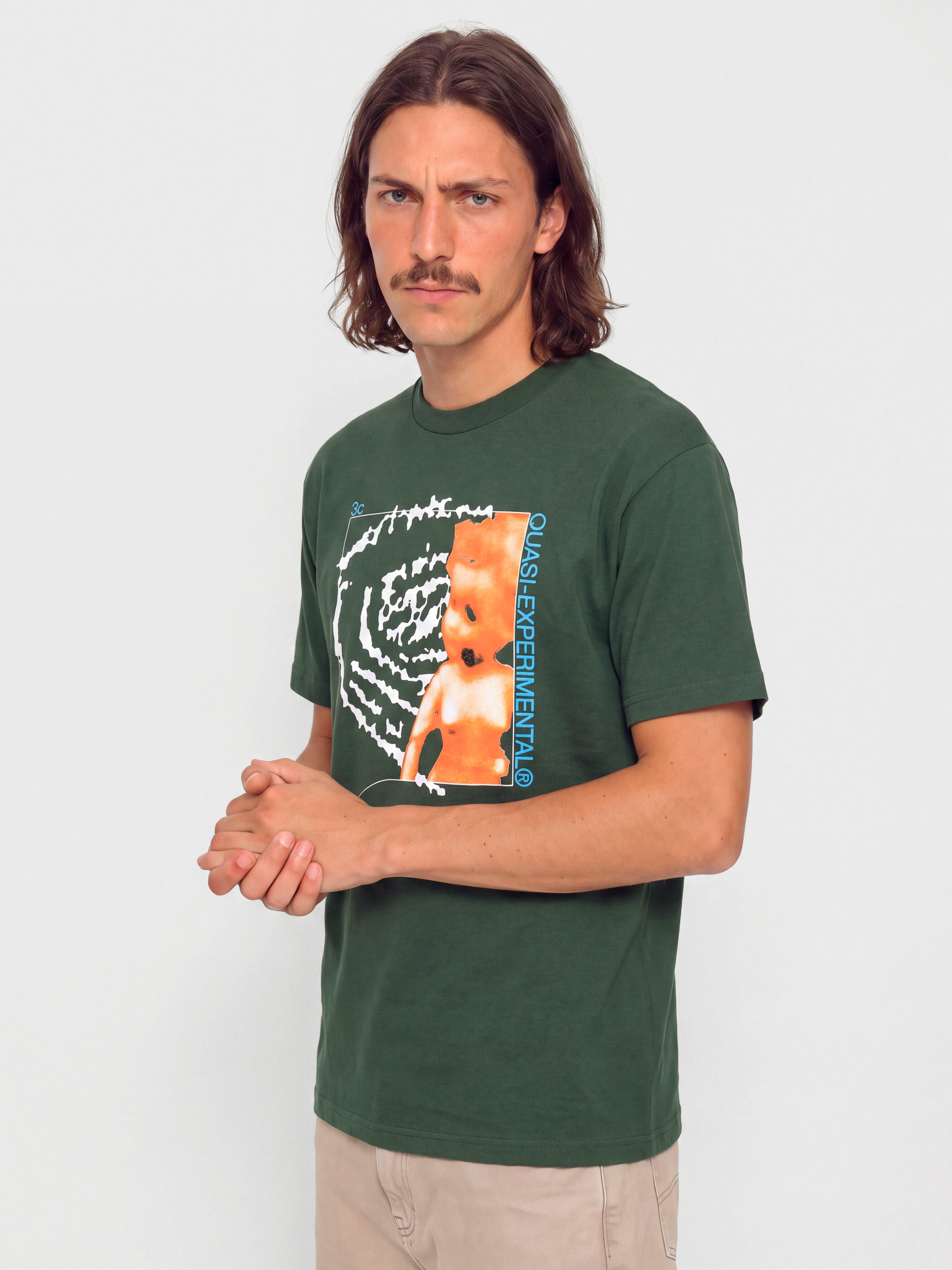 Quasi Skateboards Doll Face T-Shirt (forest)